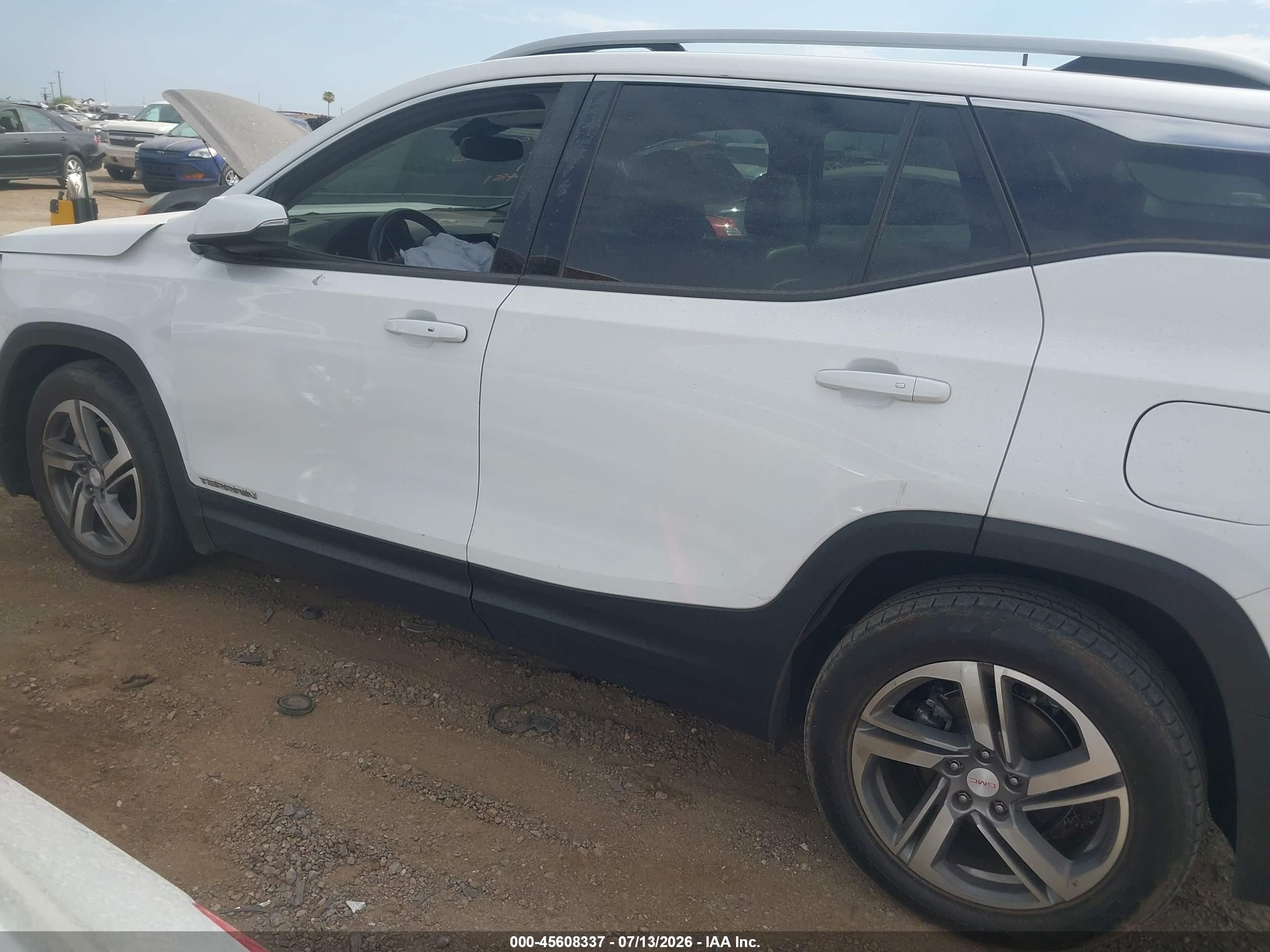 2020 Gmc Terrain Fwd Slt White vin: 3GKALPEV9LL234481
