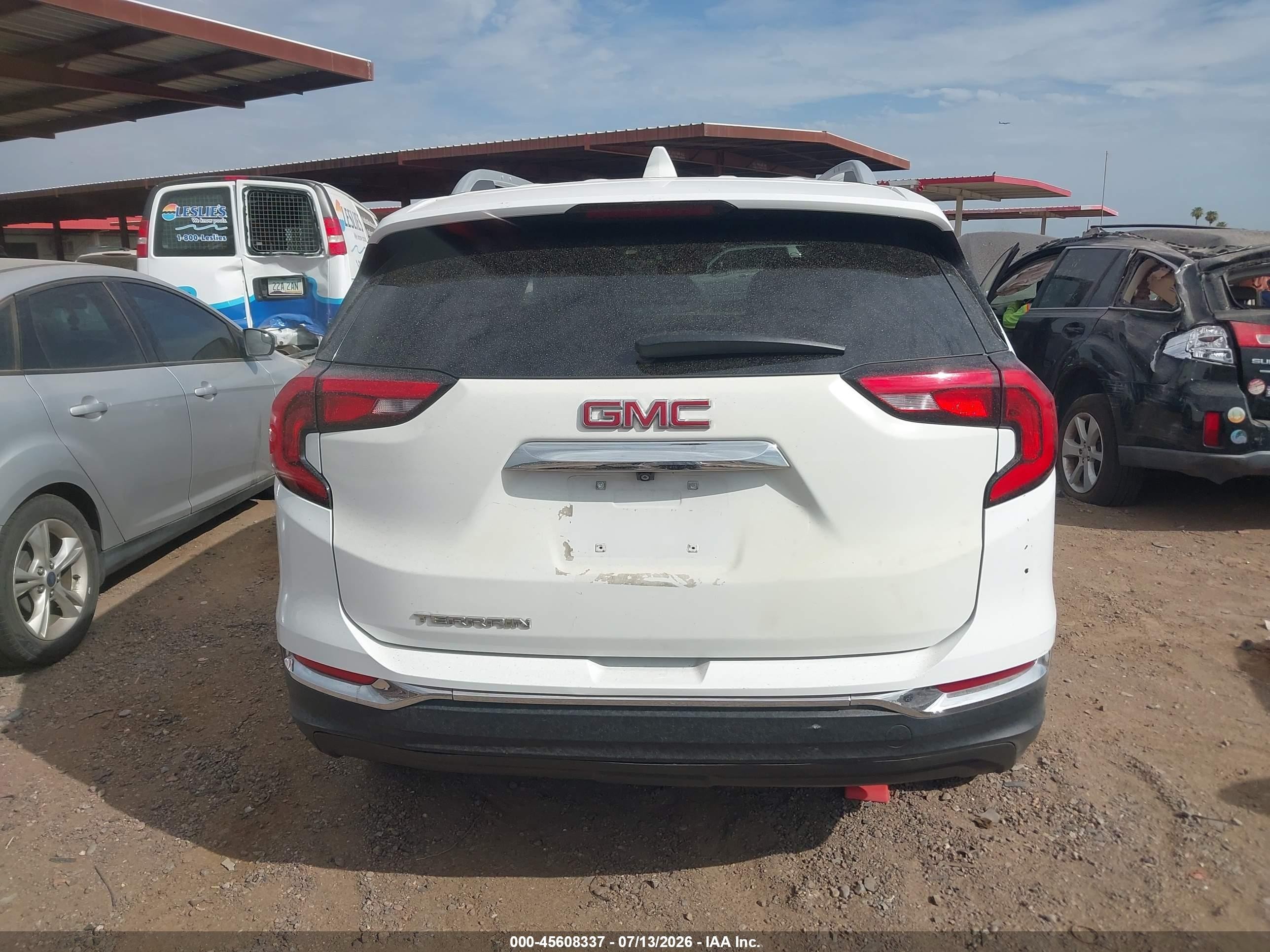 2020 Gmc Terrain Fwd Slt White vin: 3GKALPEV9LL234481