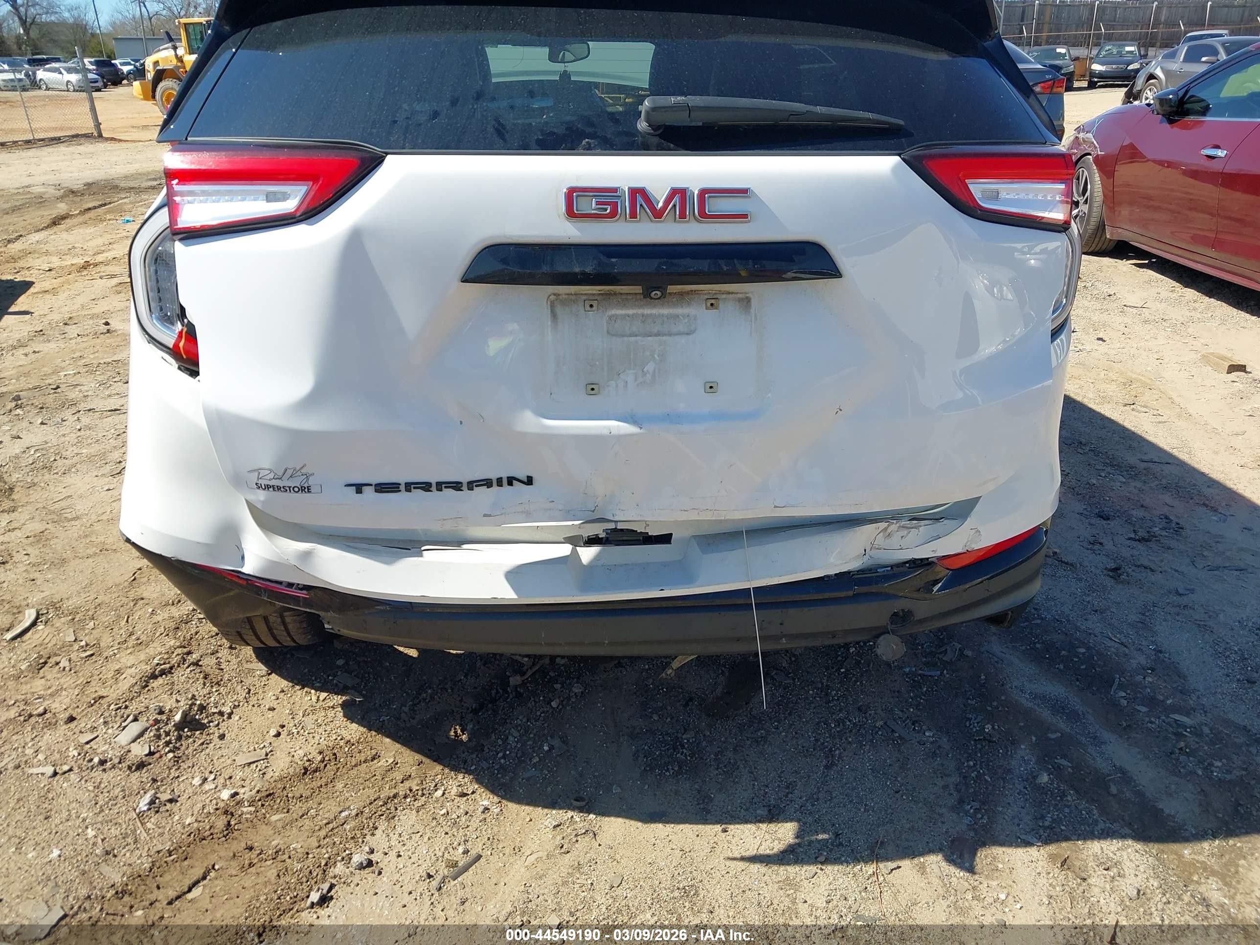 2022 Gmc Terrain Fwd Slt White vin: 3GKALPEV9NL238209