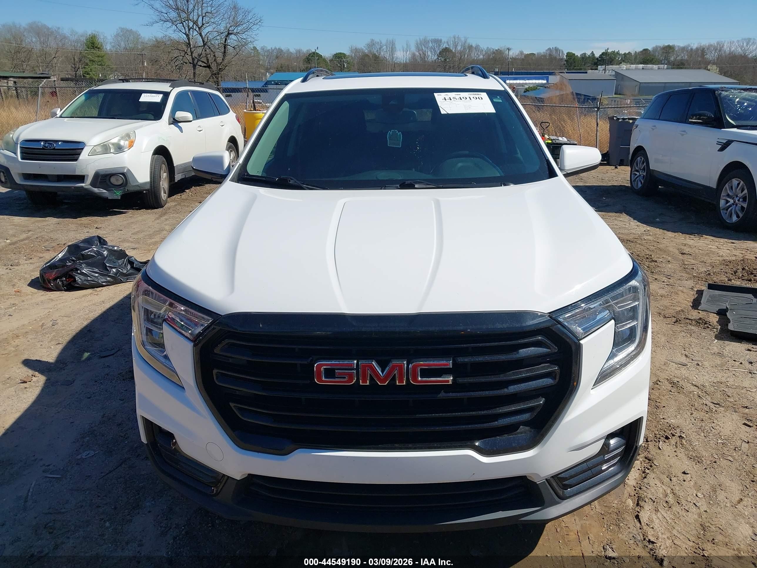 2022 Gmc Terrain Fwd Slt White vin: 3GKALPEV9NL238209