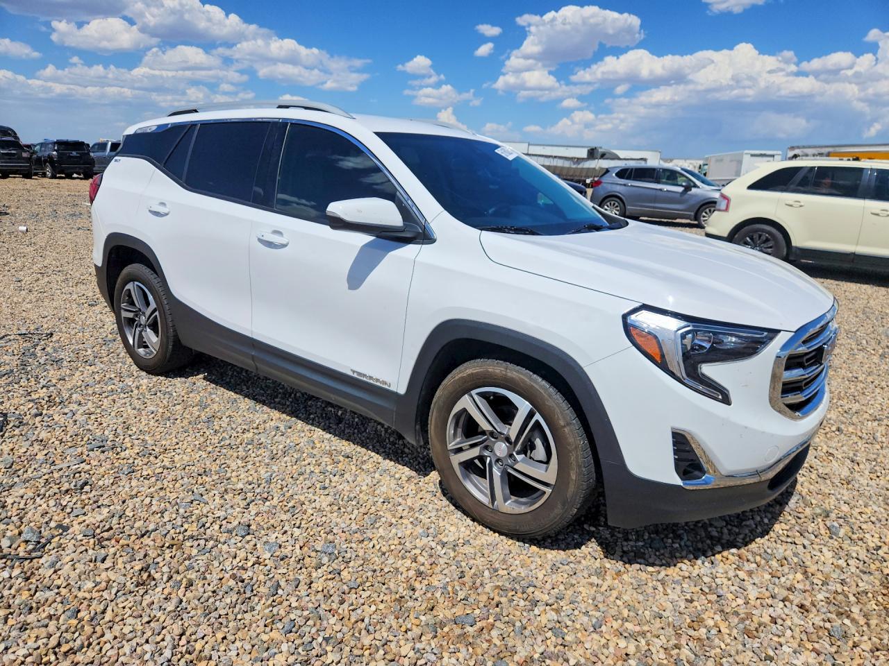 2021 Gmc Terrain Slt Белый vin: 3GKALPEVXML314230