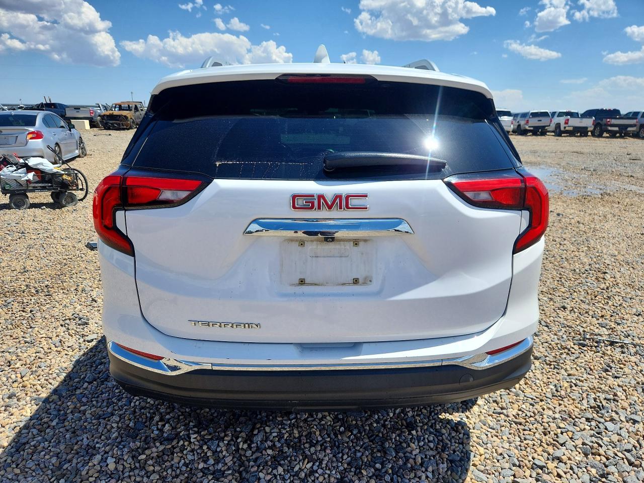 2021 Gmc Terrain Slt Белый vin: 3GKALPEVXML314230
