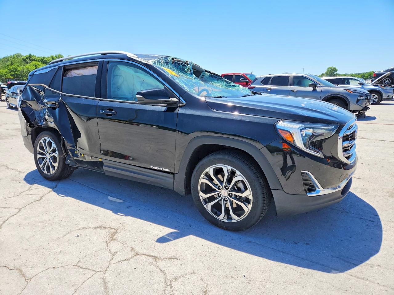 2019 Gmc Terrain Slt Black vin: 3GKALPEX0KL307625
