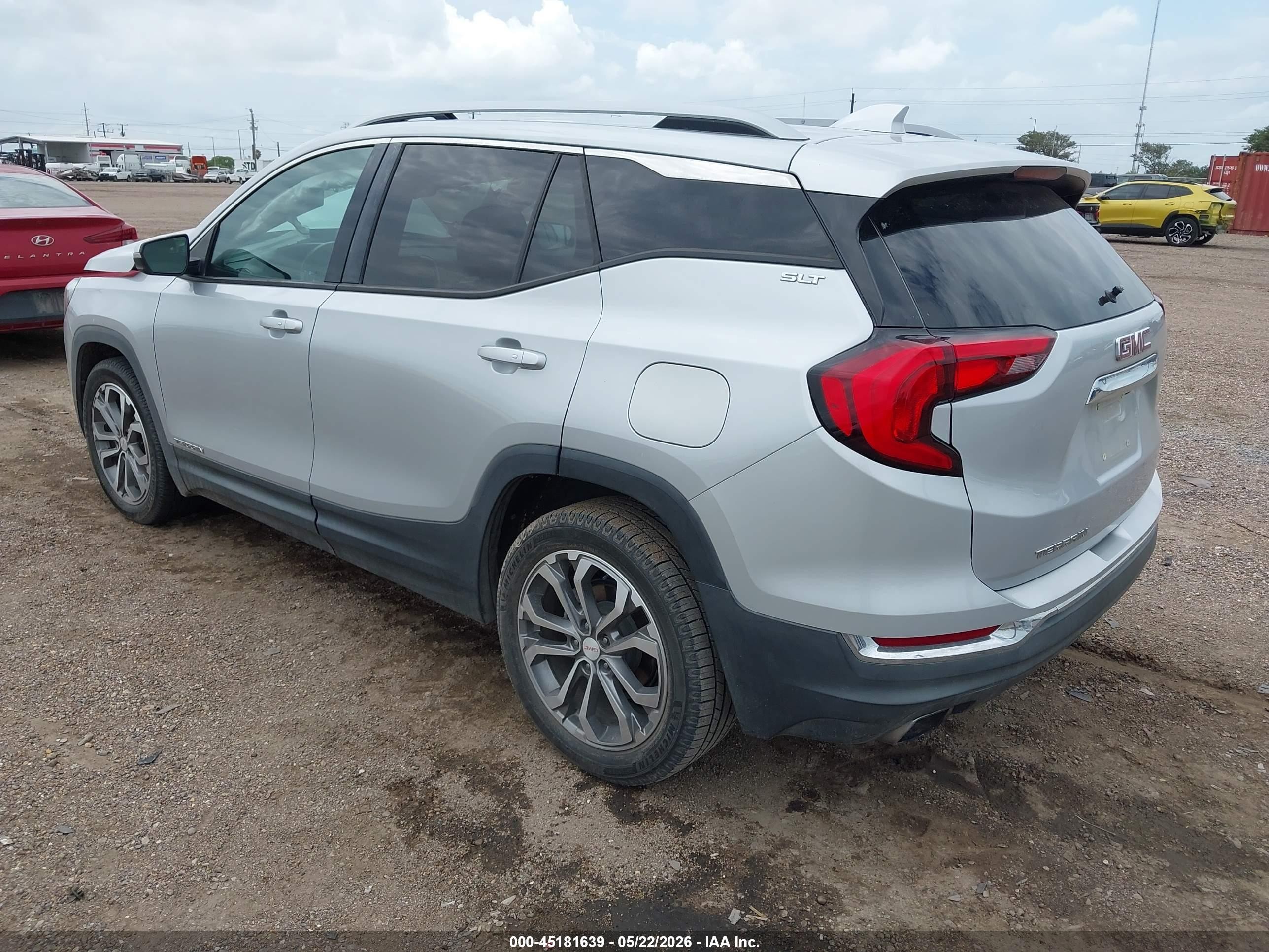 2018 Gmc Terrain Slt Silver vin: 3GKALPEX6JL260583