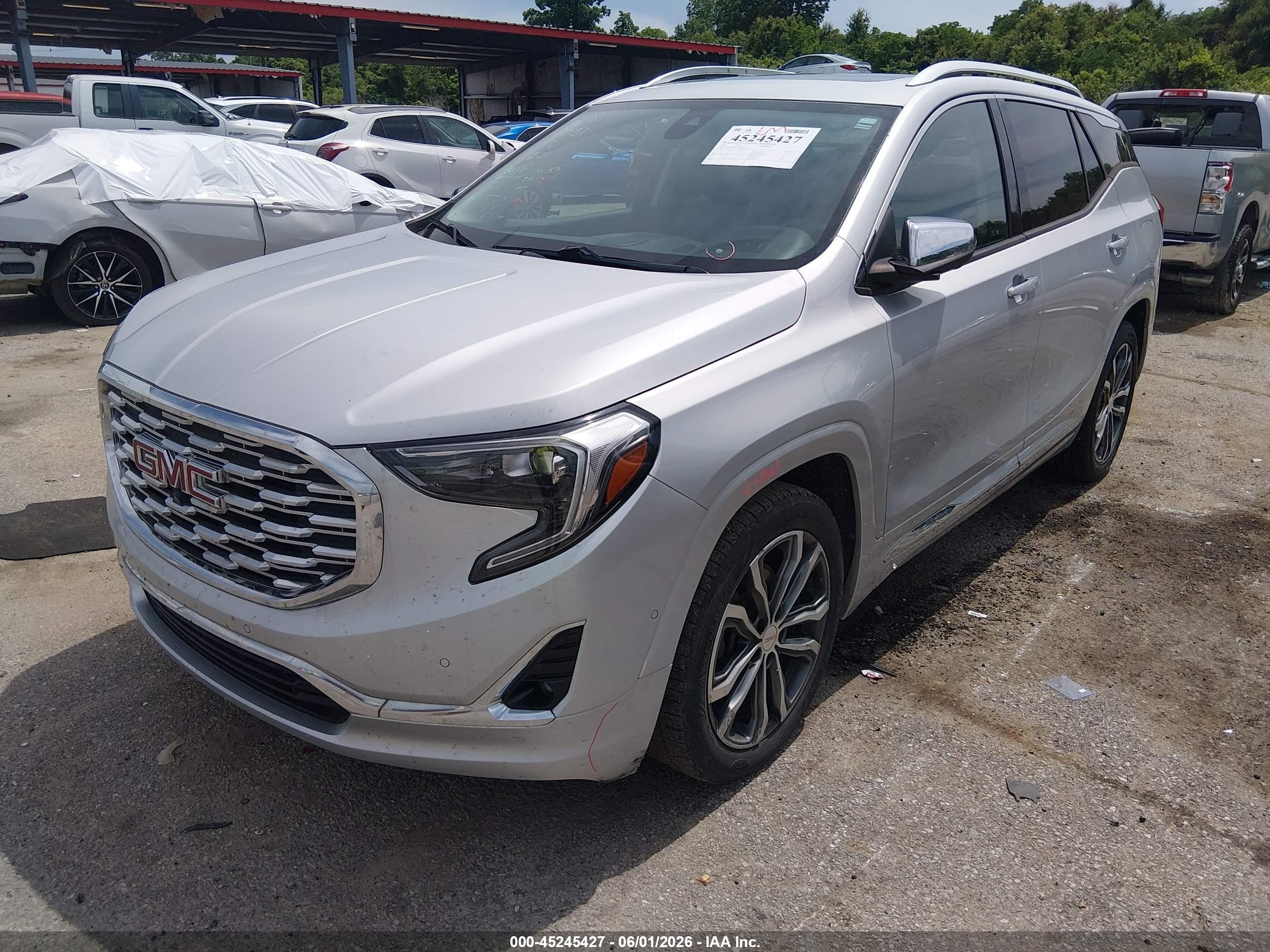 2020 Gmc Terrain Fwd Denali Silver vin: 3GKALSEX0LL182081