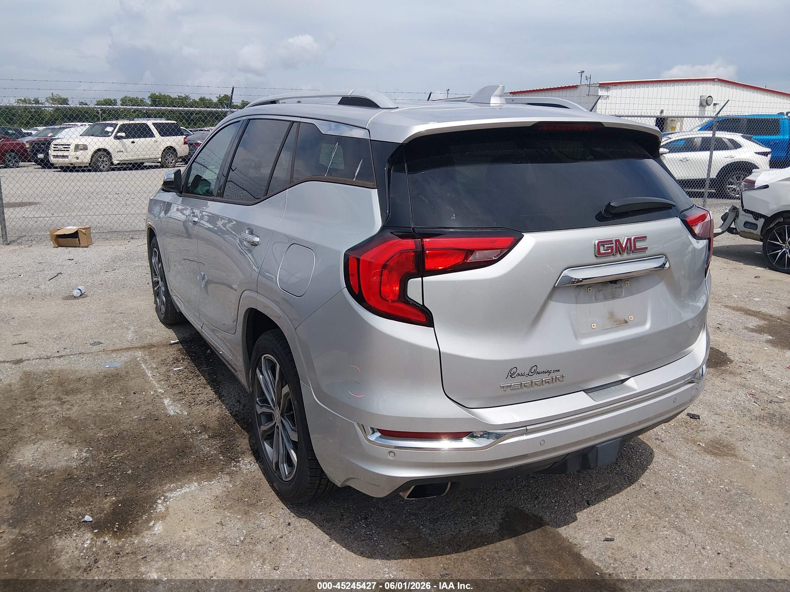 2020 Gmc Terrain Fwd Denali Silver vin: 3GKALSEX0LL182081