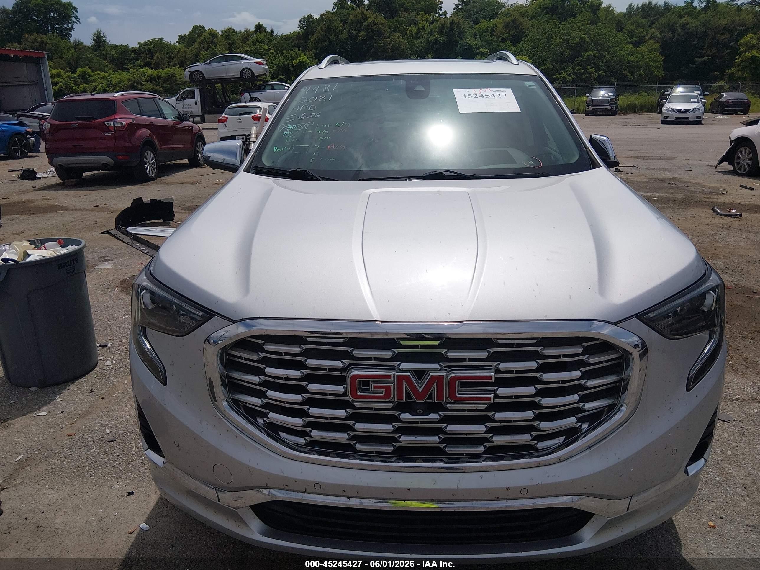 2020 Gmc Terrain Fwd Denali Silver vin: 3GKALSEX0LL182081