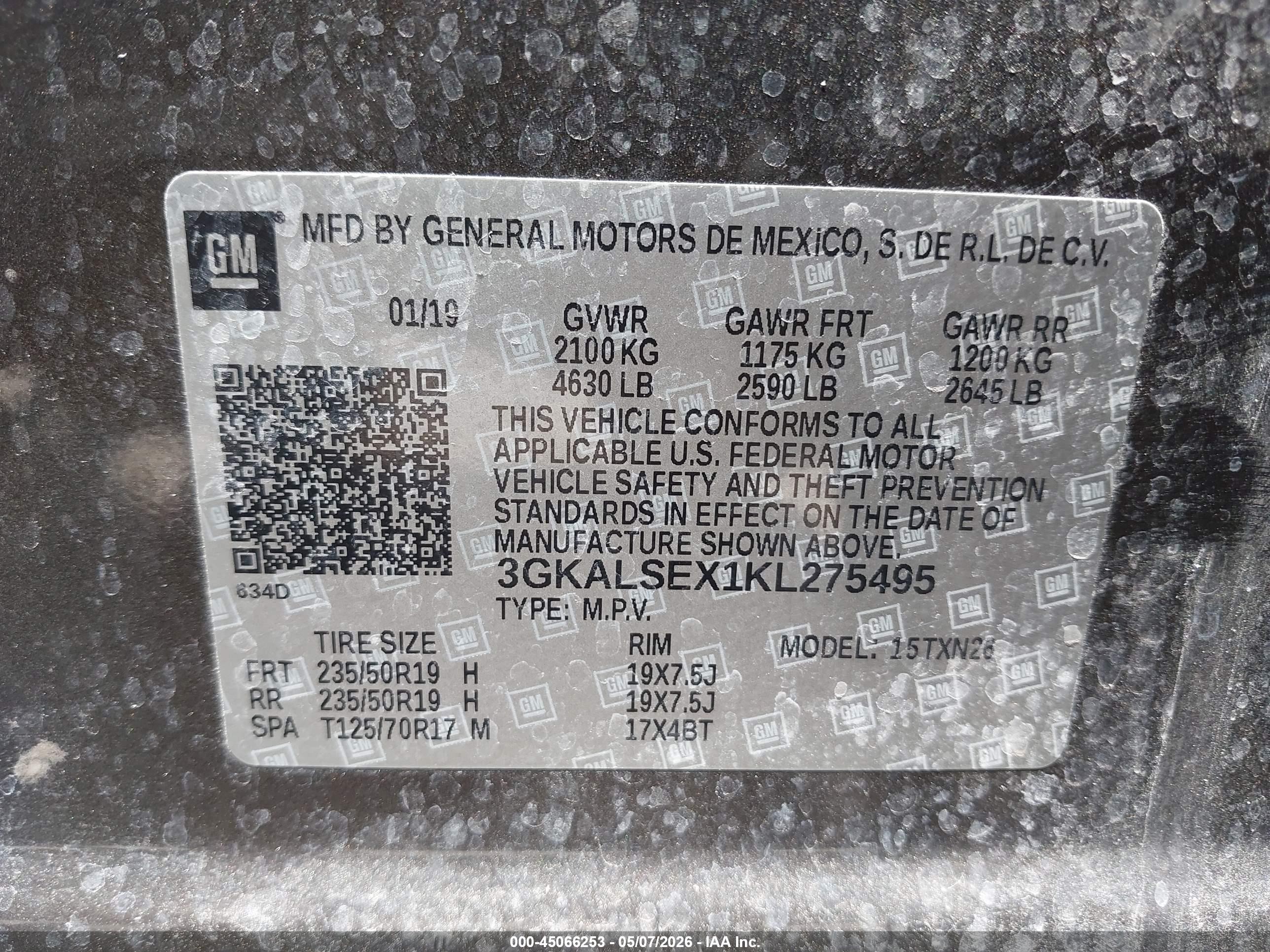 2019 Gmc Terrain Denali Brown vin: 3GKALSEX1KL275495