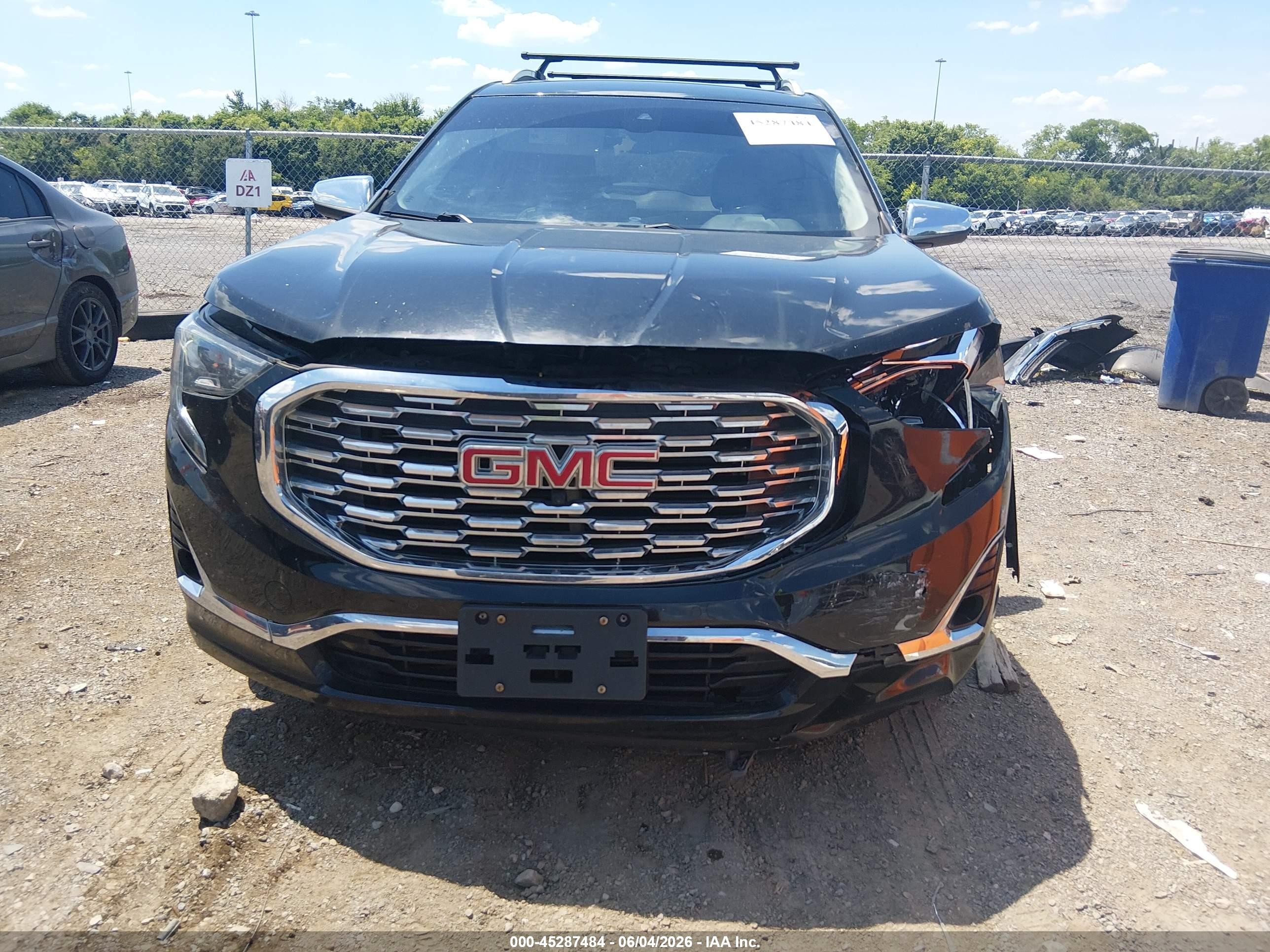 2018 Gmc Terrain Denali Black vin: 3GKALSEXXJL314941
