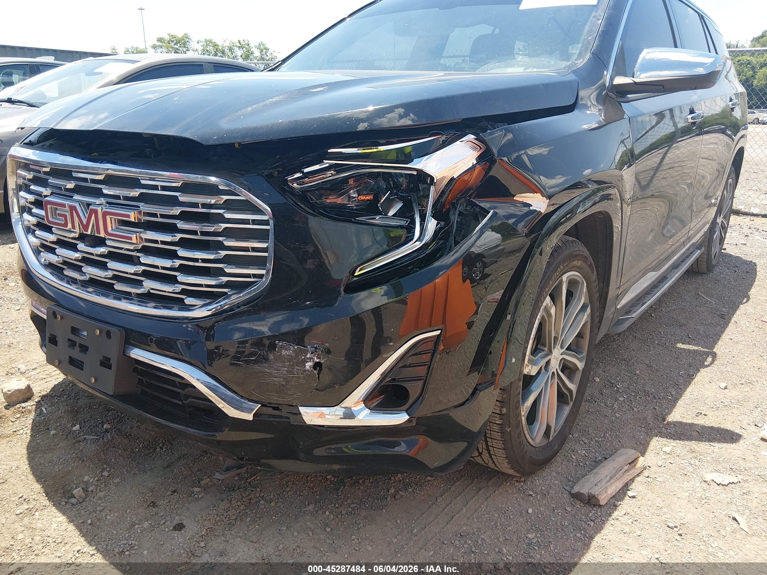 2018 Gmc Terrain Denali Black vin: 3GKALSEXXJL314941