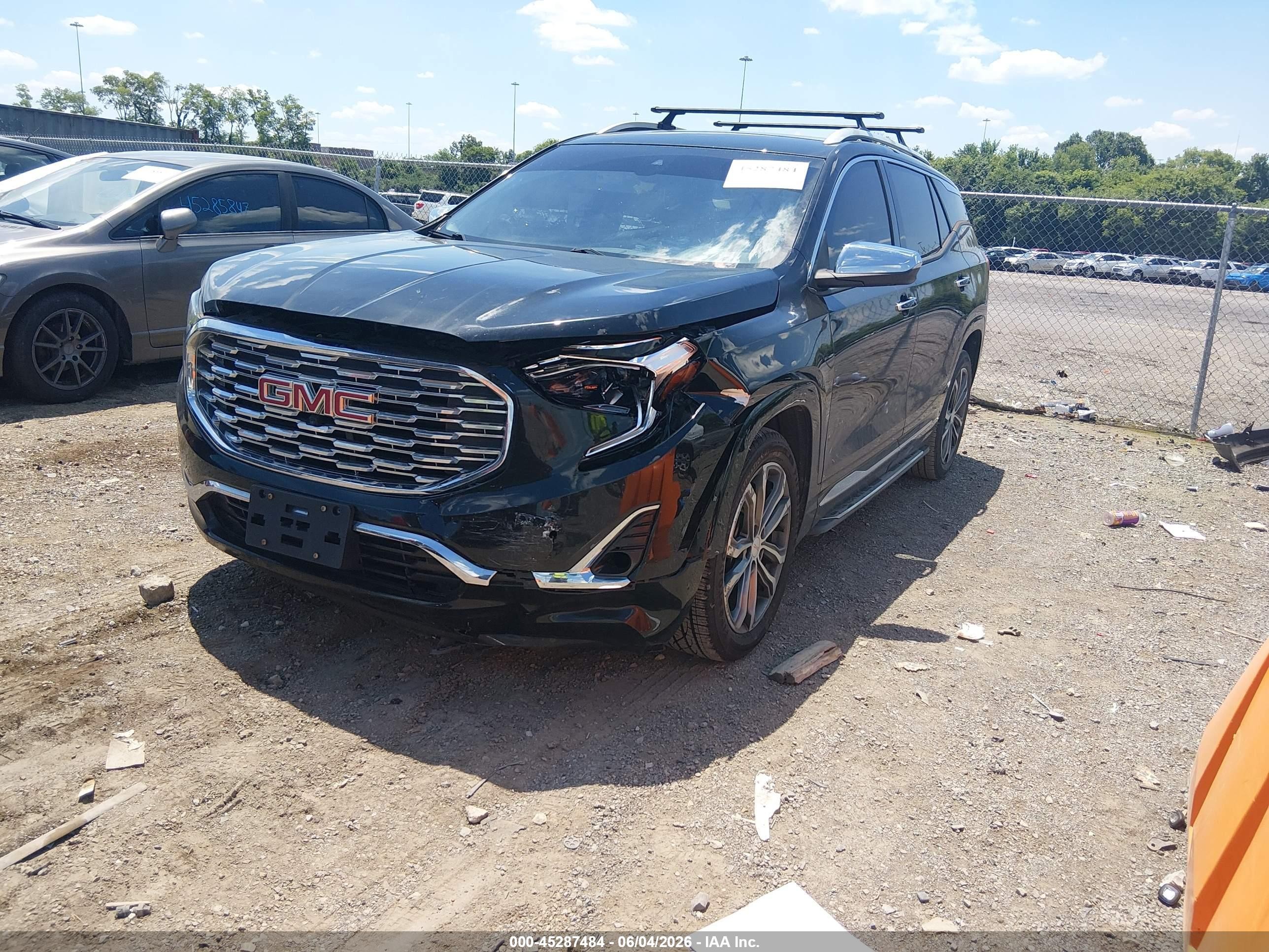2018 Gmc Terrain Denali Black vin: 3GKALSEXXJL314941