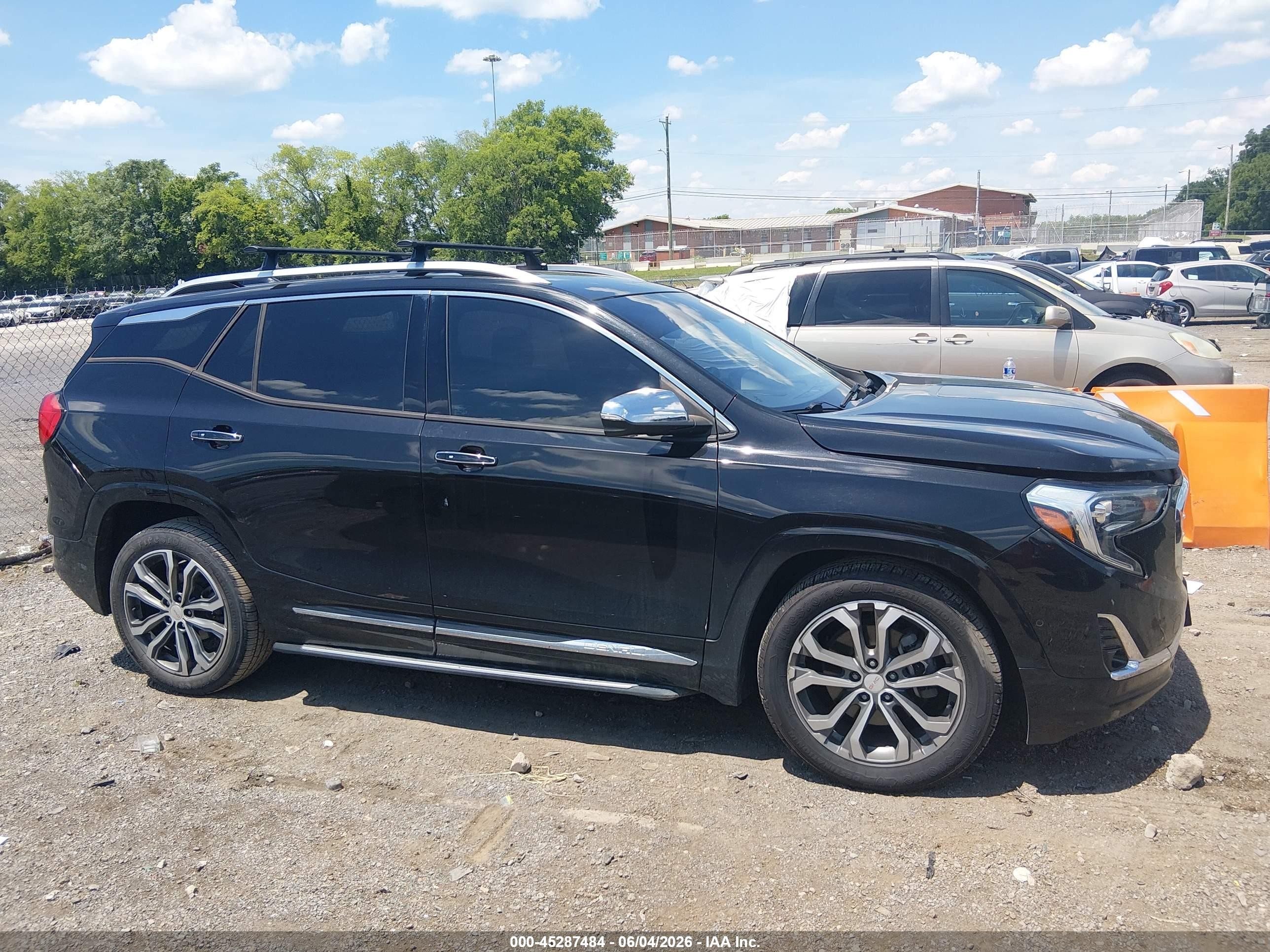 2018 Gmc Terrain Denali Black vin: 3GKALSEXXJL314941
