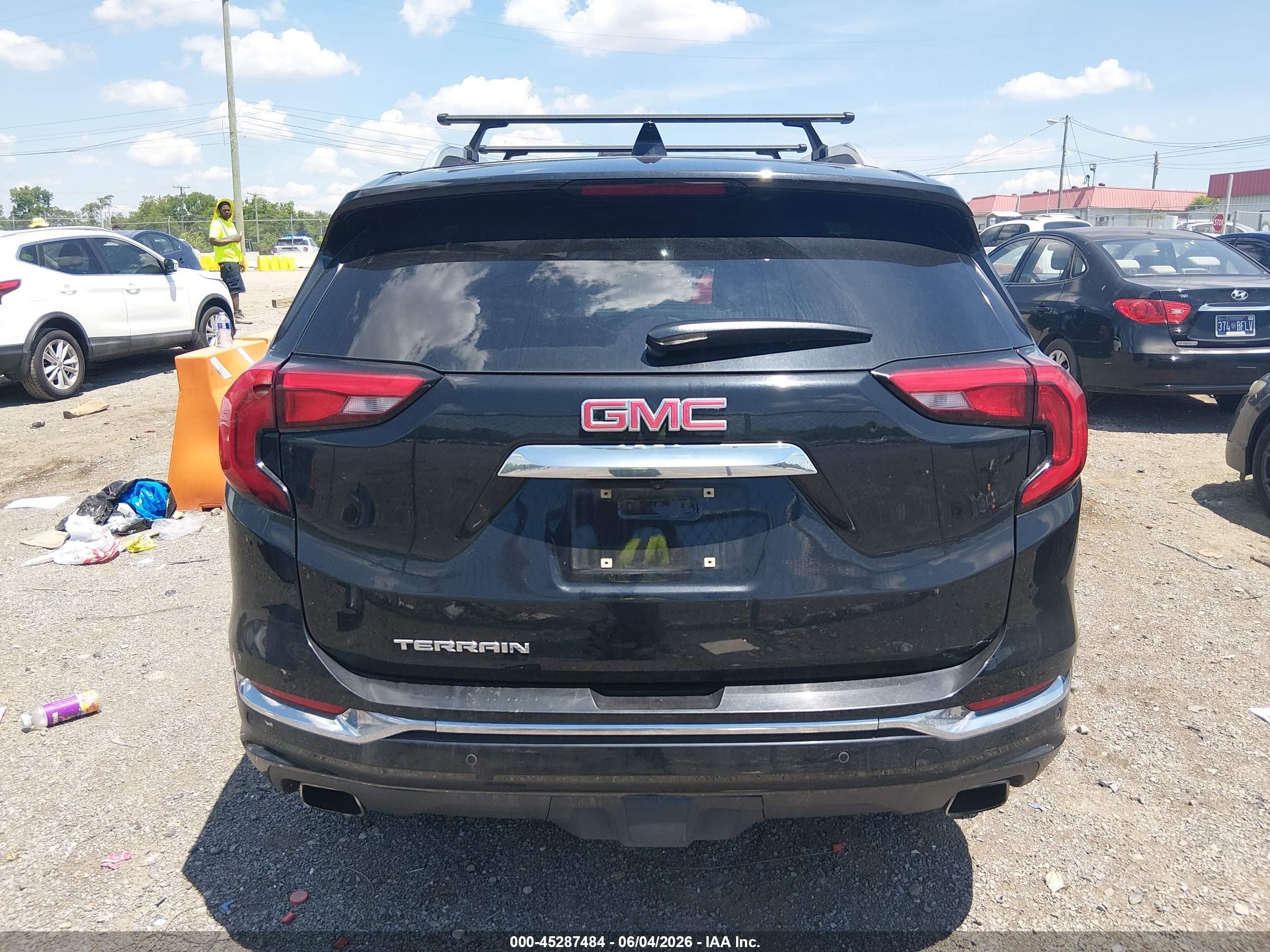 2018 Gmc Terrain Denali Black vin: 3GKALSEXXJL314941
