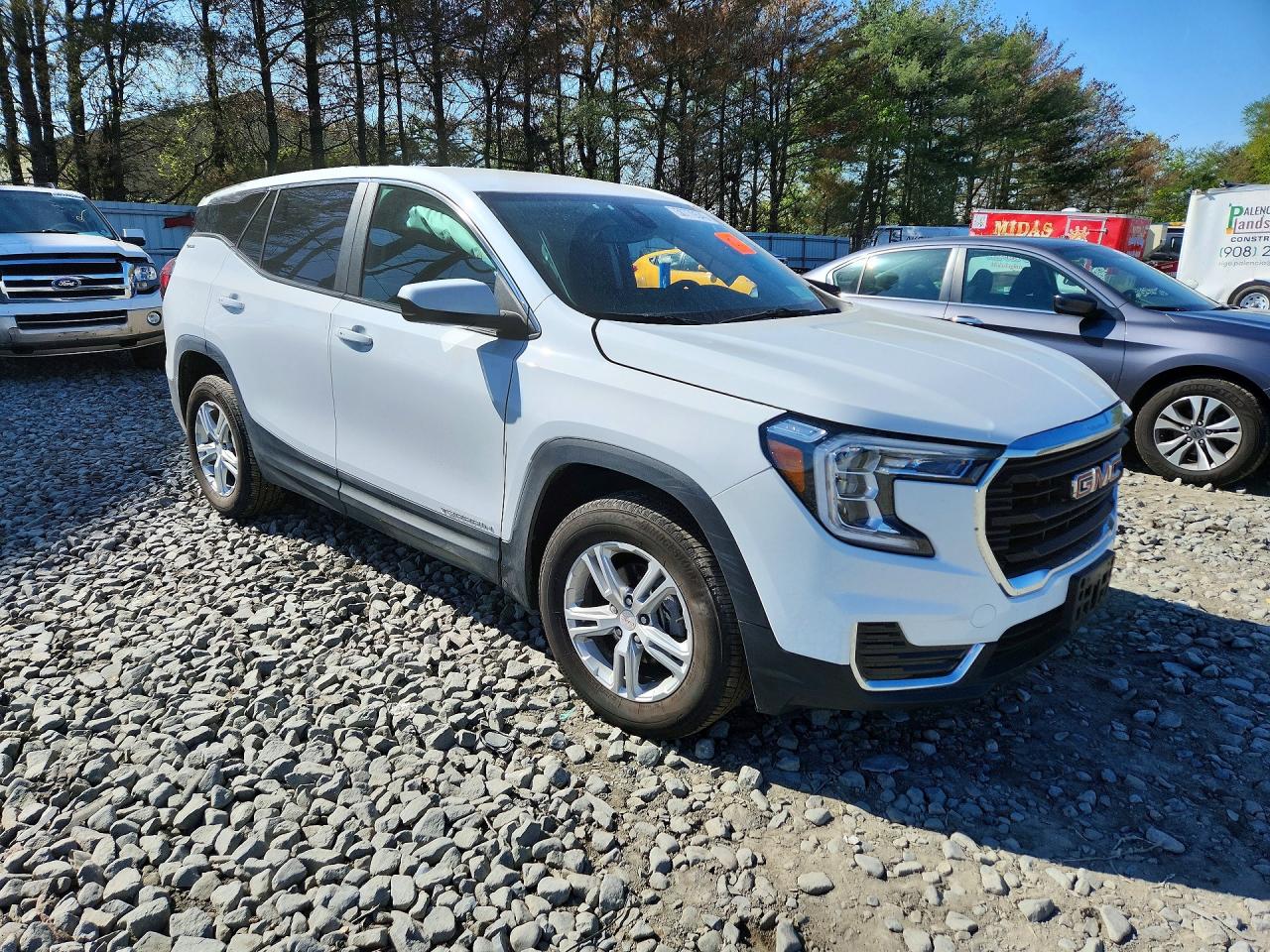 2024 Gmc Terrain Sle White vin: 3GKALTEG5RL380248