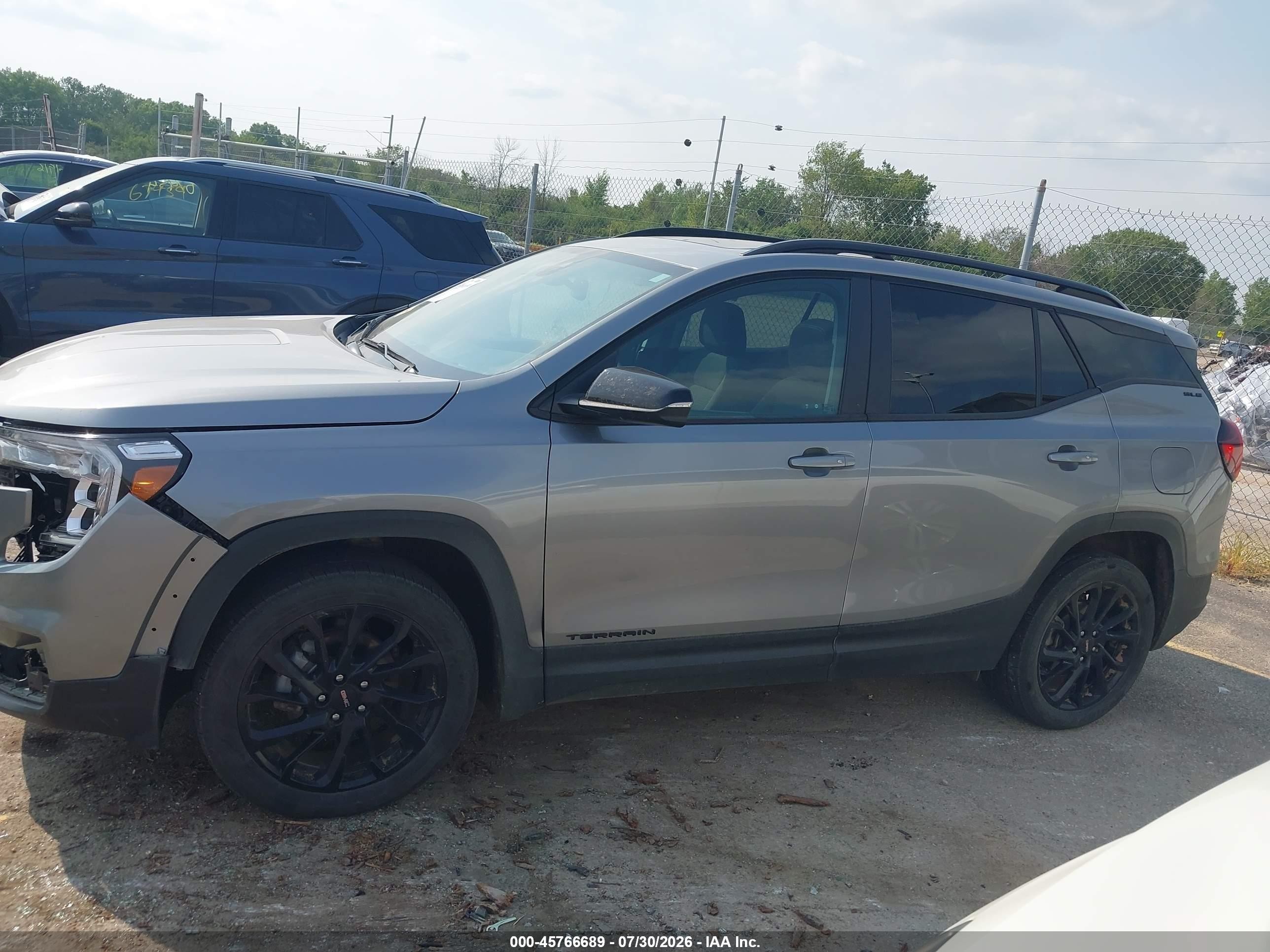 2024 Gmc Terrain Awd Sle Gray vin: 3GKALTEG9RL300837
