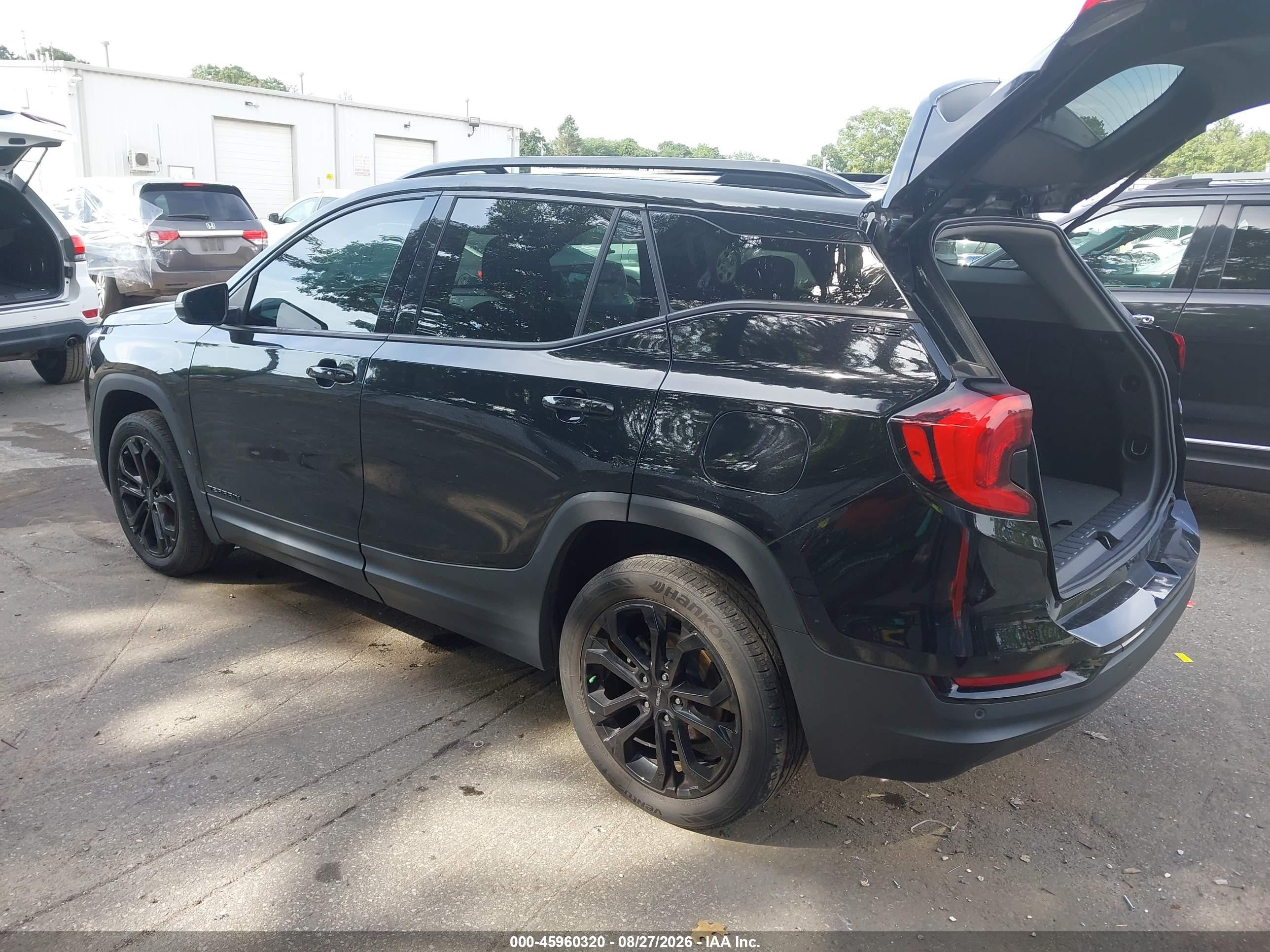 2020 Gmc Terrain Awd Sle Black vin: 3GKALTEV1LL344269