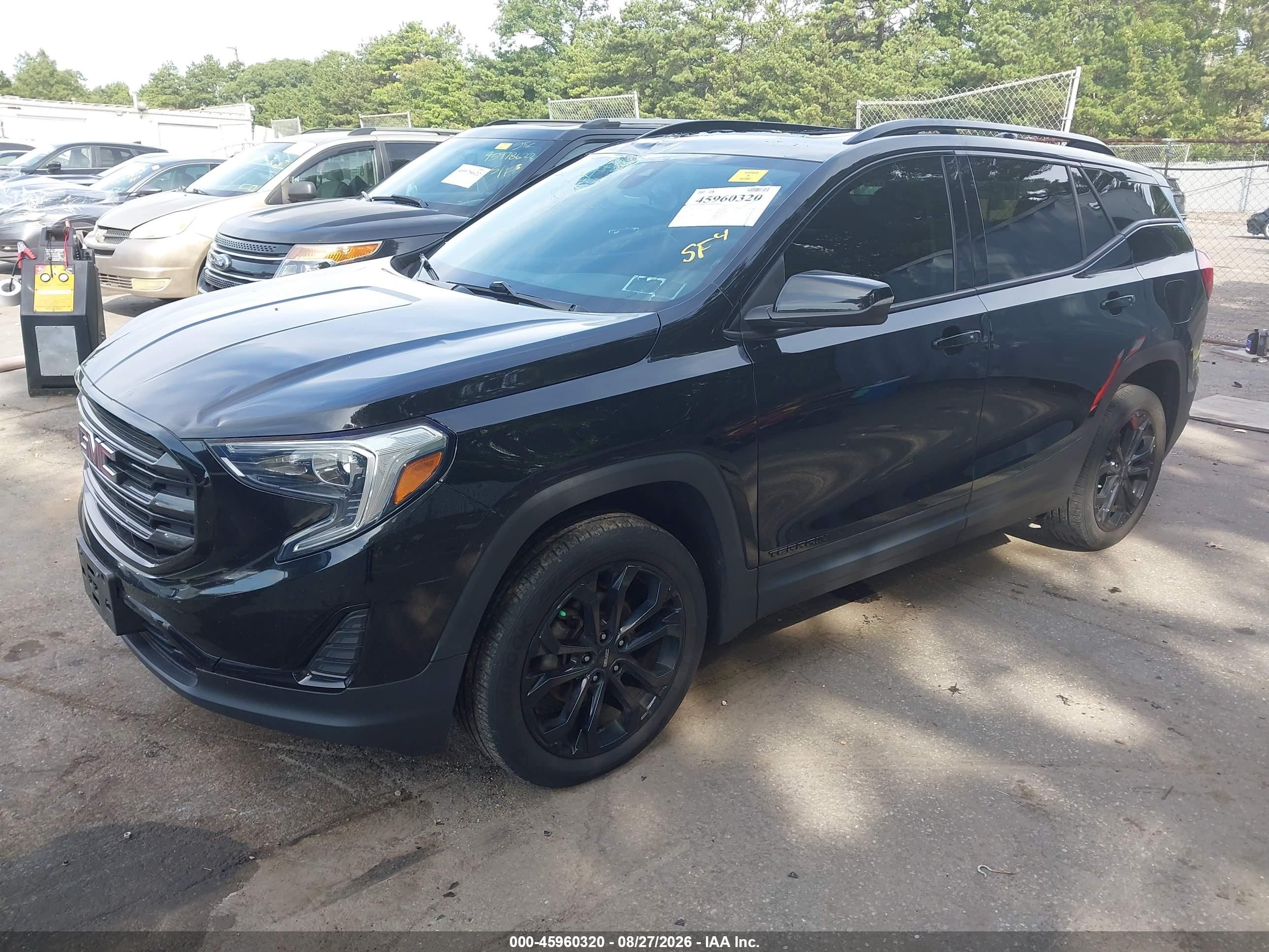 2020 Gmc Terrain Awd Sle Black vin: 3GKALTEV1LL344269