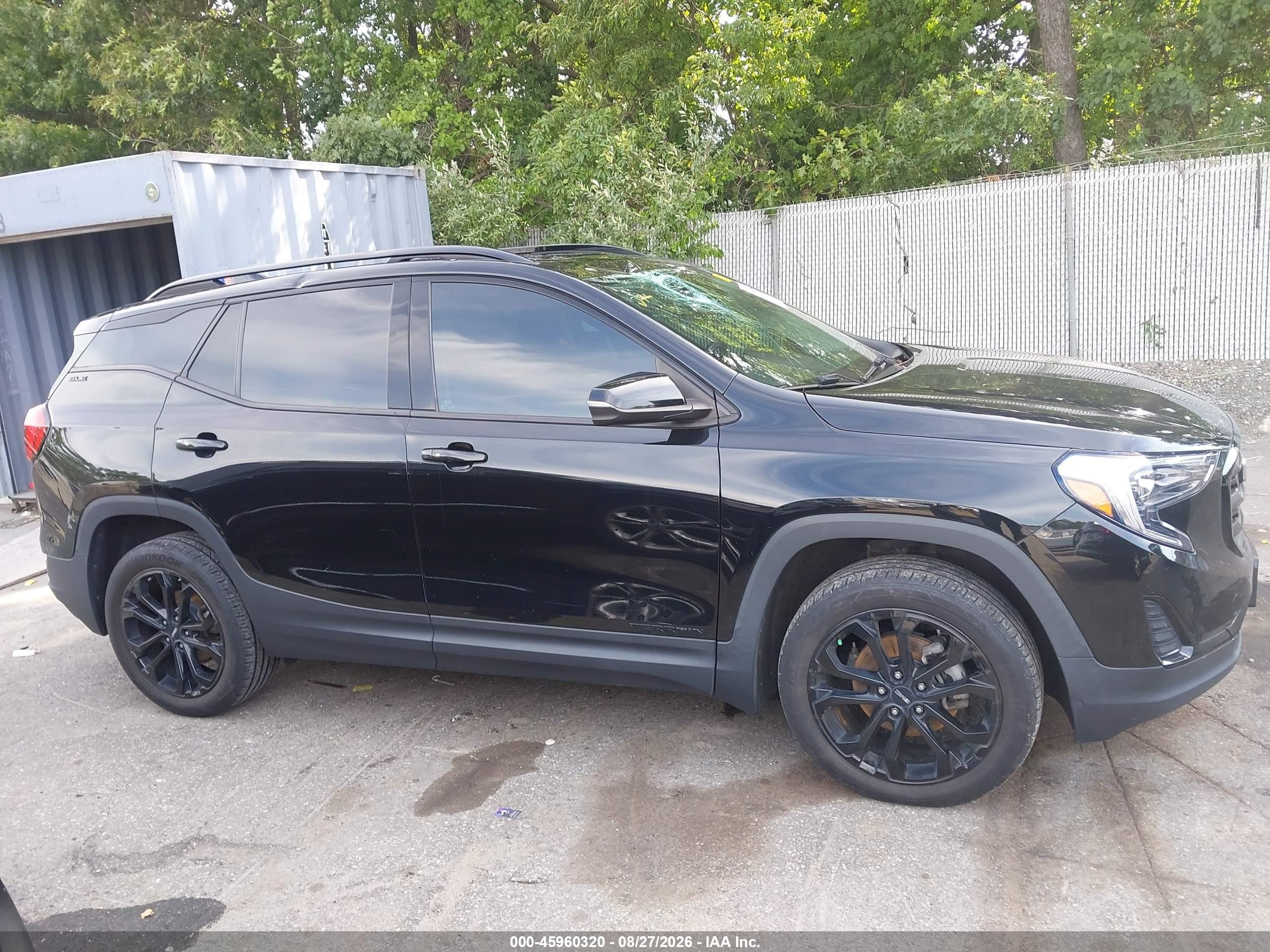 2020 Gmc Terrain Awd Sle Black vin: 3GKALTEV1LL344269