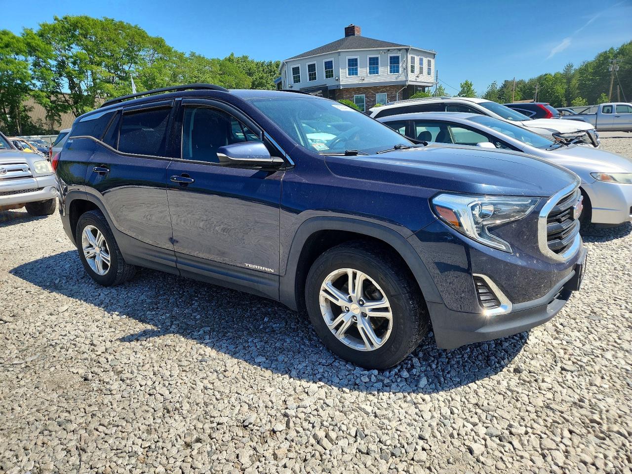 2018 Gmc Terrain Sle Blue vin: 3GKALTEV2JL249572