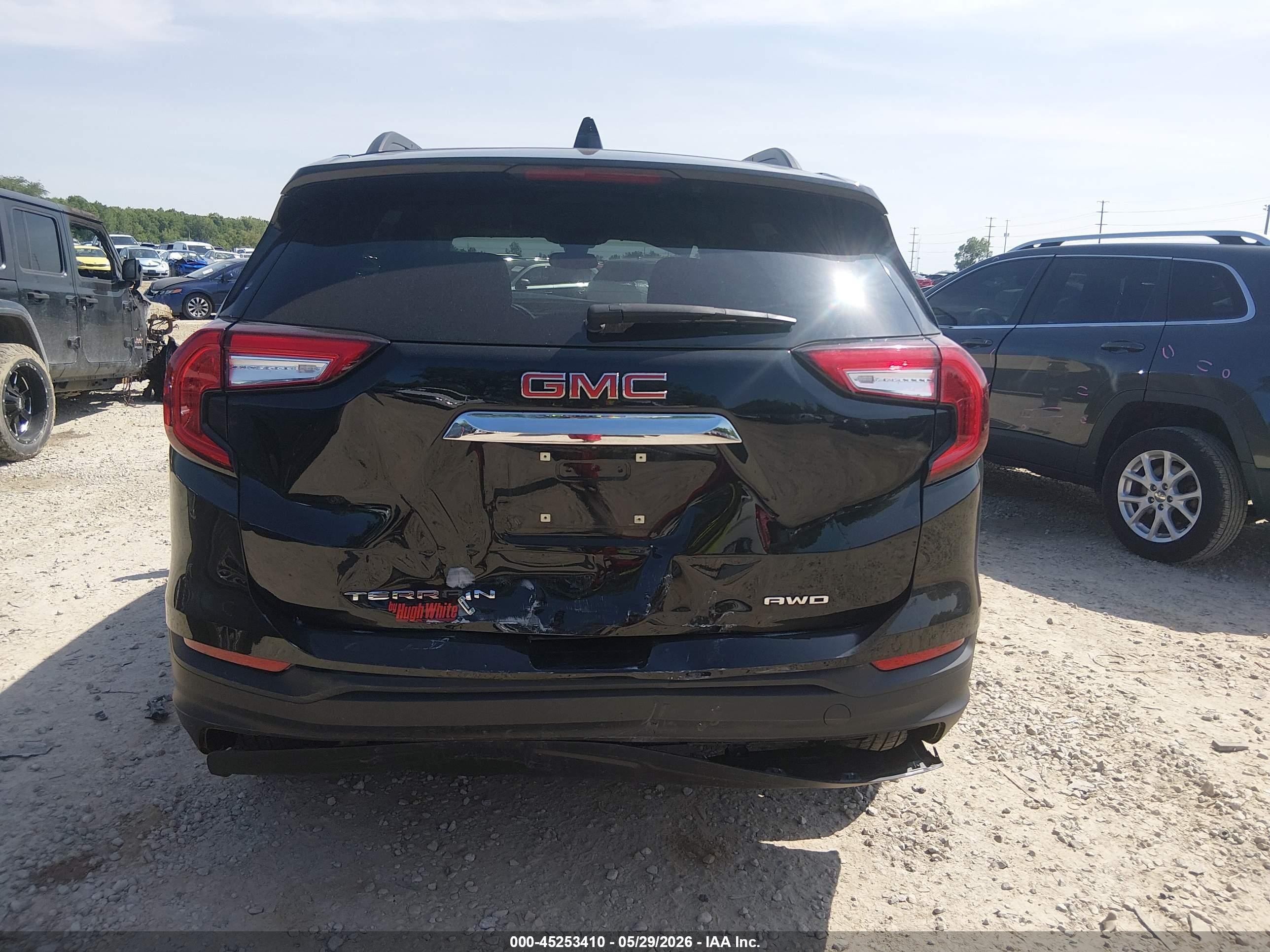 2022 Gmc Terrain Awd Sle Black vin: 3GKALTEV2NL142818
