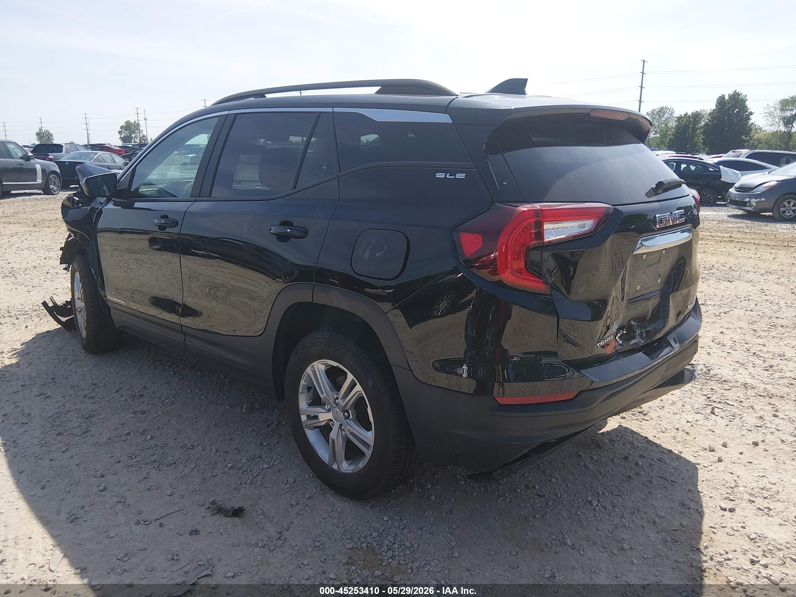 2022 Gmc Terrain Awd Sle Black vin: 3GKALTEV2NL142818