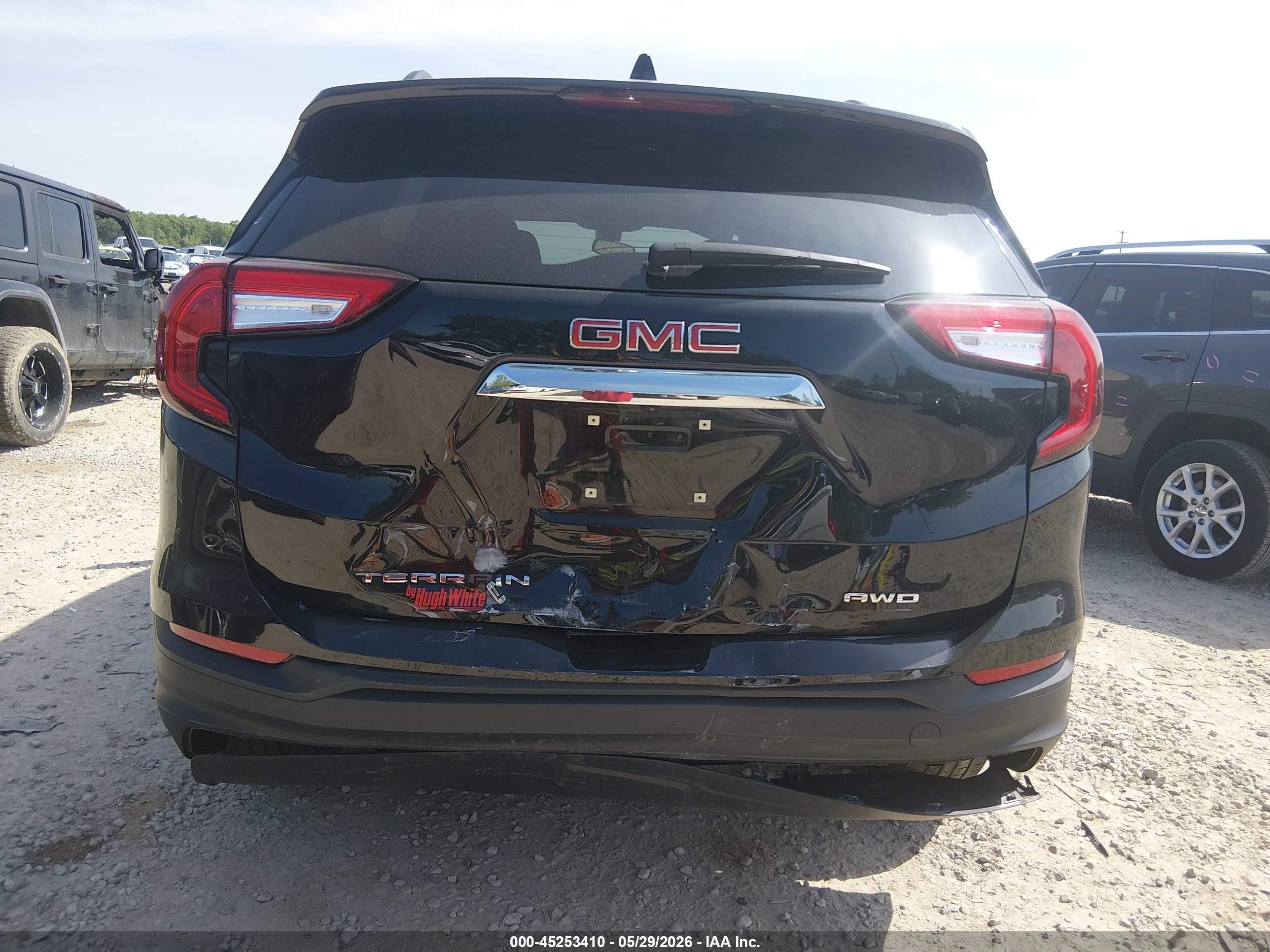 2022 Gmc Terrain Awd Sle Black vin: 3GKALTEV2NL142818