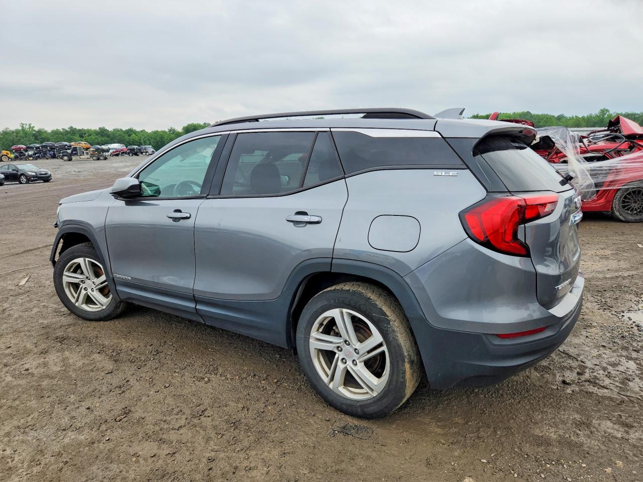 2018 Gmc Terrain Sle Серый vin: 3GKALTEV3JL343895