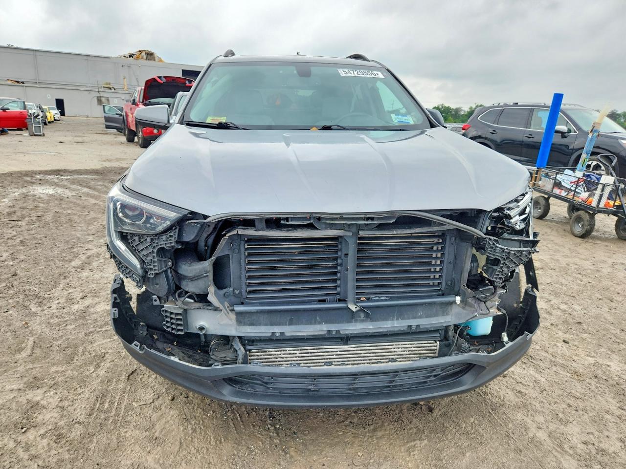 2018 Gmc Terrain Sle Серый vin: 3GKALTEV3JL343895