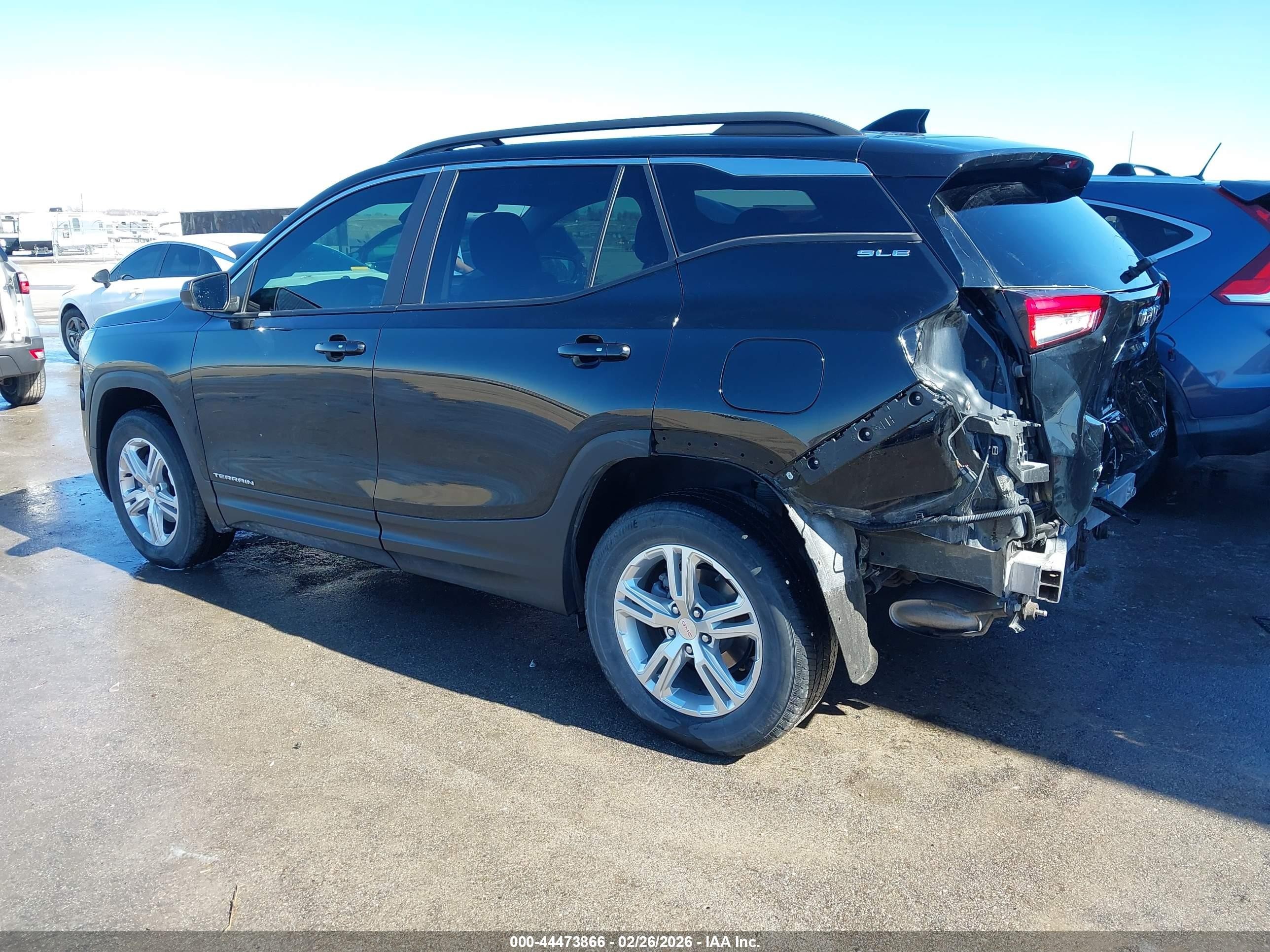 2022 Gmc Terrain Awd Sle Black vin: 3GKALTEV3NL278875