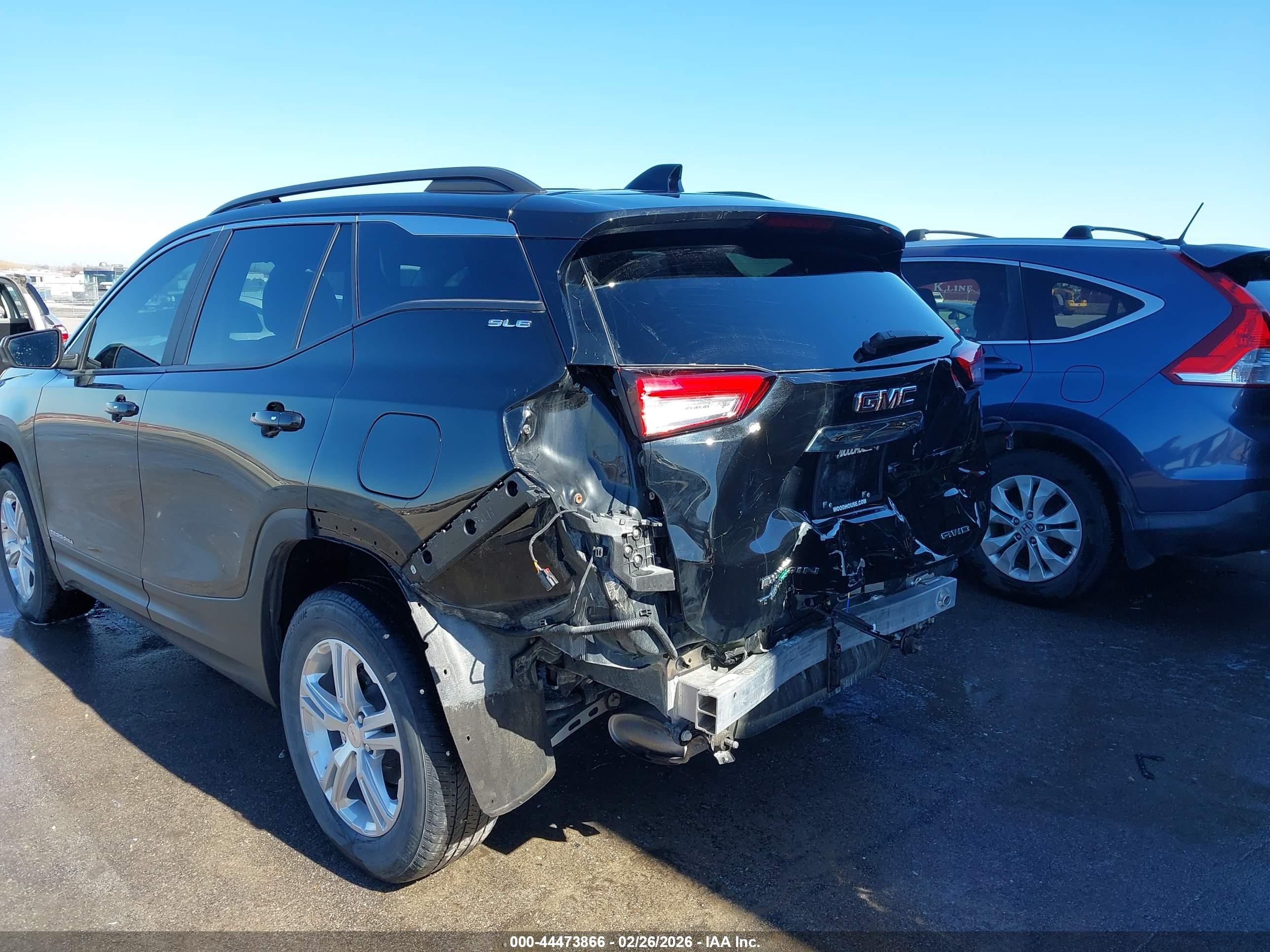 2022 Gmc Terrain Awd Sle Black vin: 3GKALTEV3NL278875