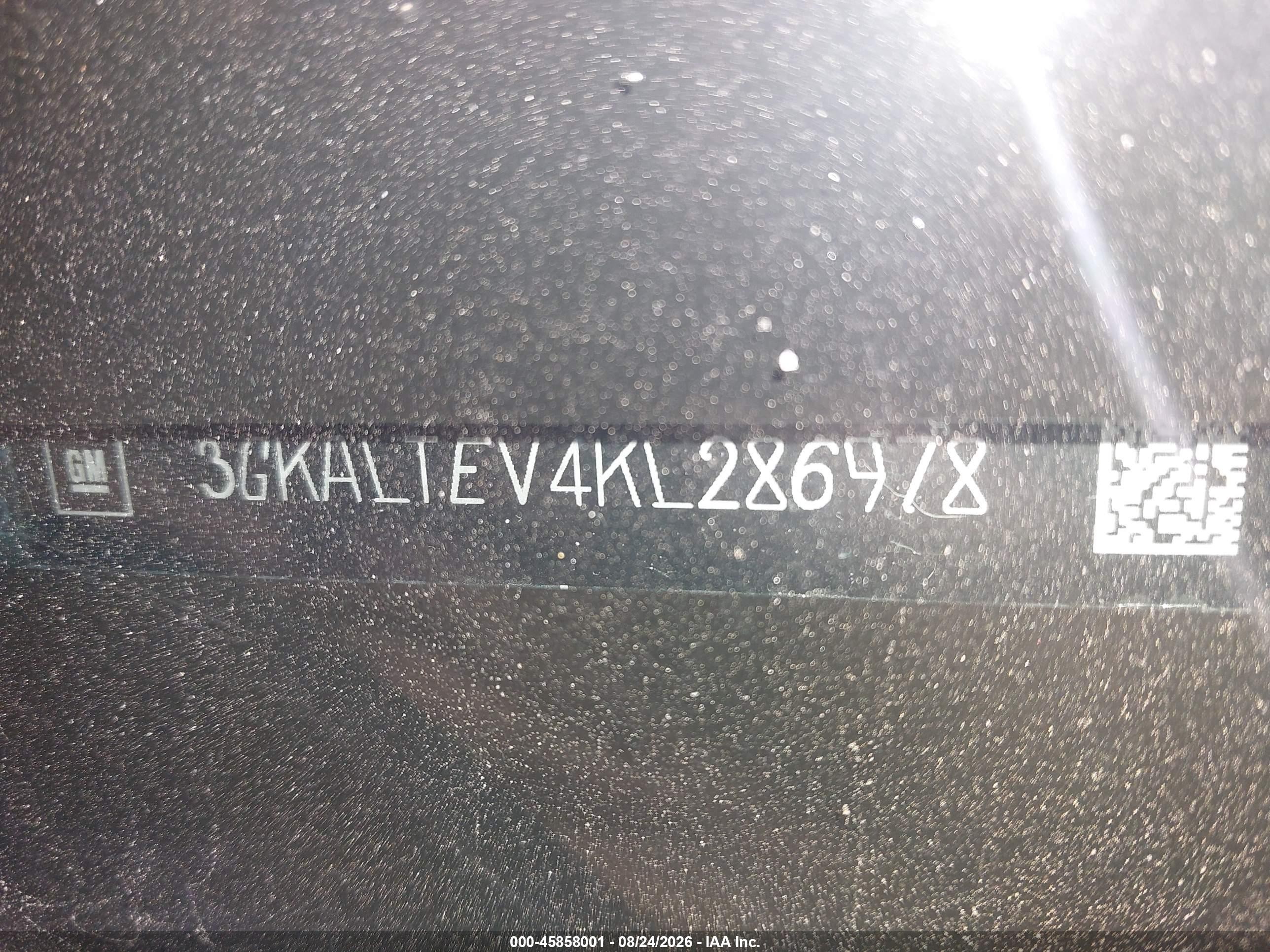2019 Gmc Terrain Sle Синий vin: 3GKALTEV4KL286978