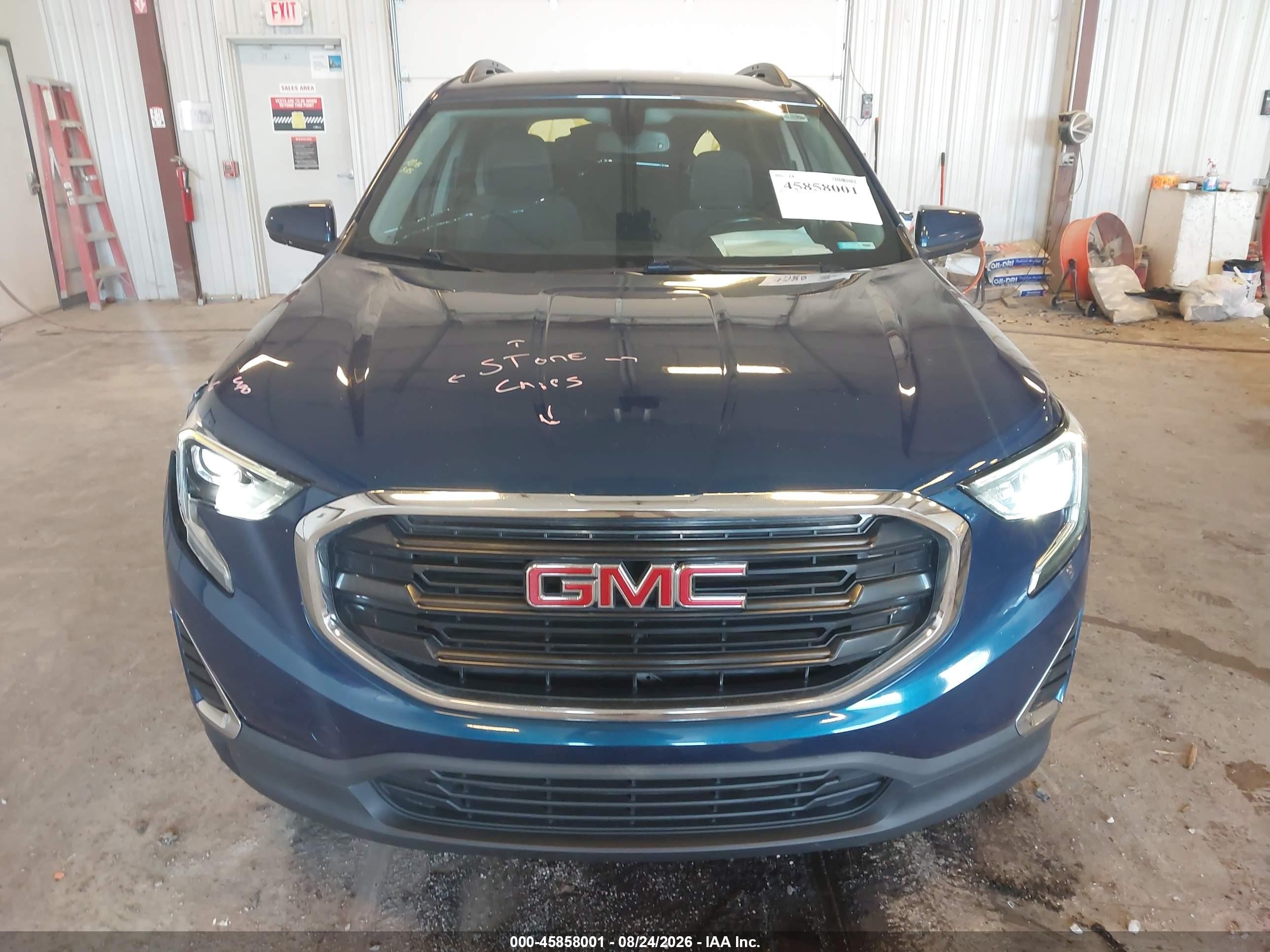 2019 Gmc Terrain Sle Синий vin: 3GKALTEV4KL286978