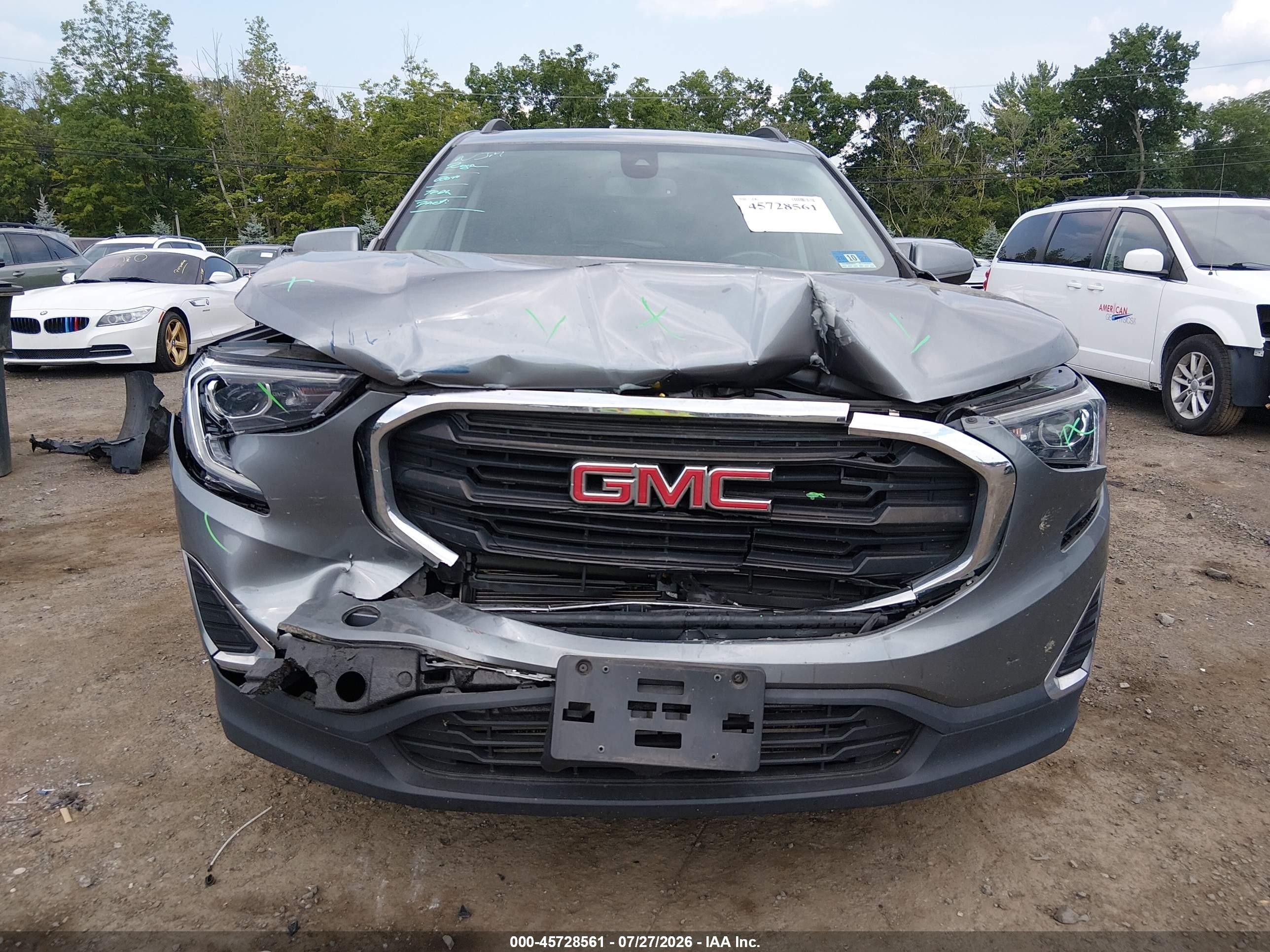 2020 Gmc Terrain Awd Sle Gray vin: 3GKALTEV4LL333279