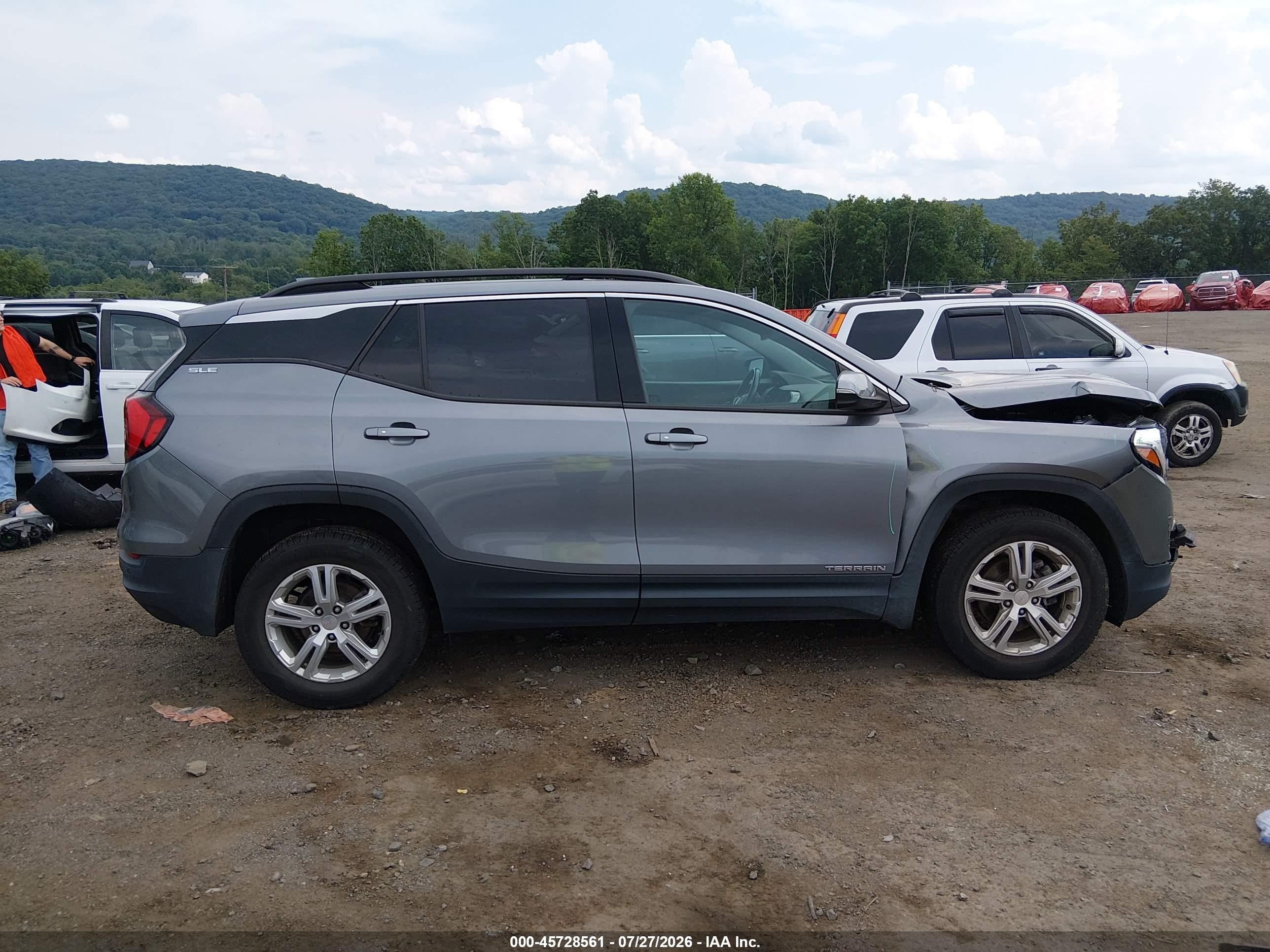 2020 Gmc Terrain Awd Sle Gray vin: 3GKALTEV4LL333279