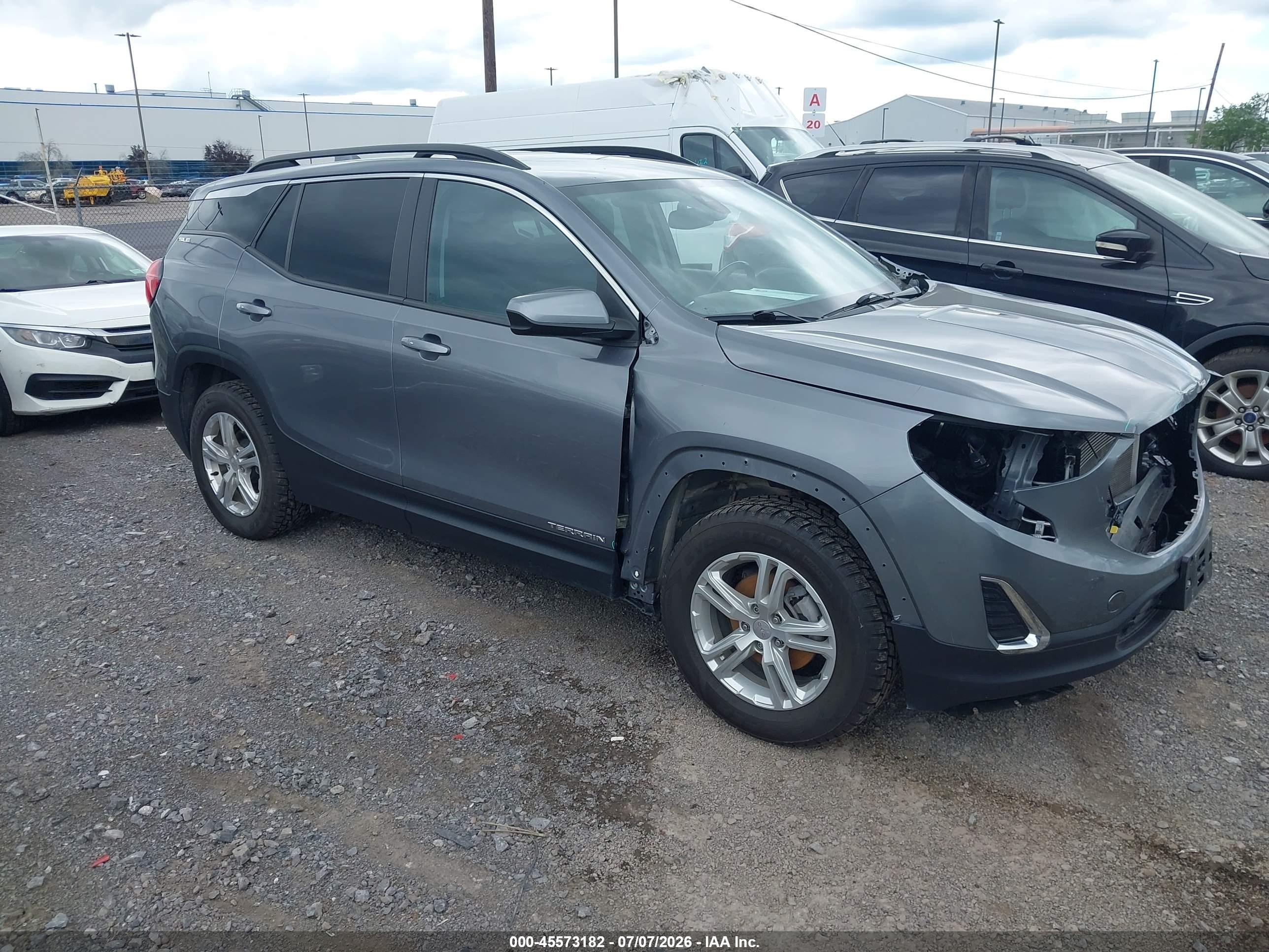2021 Gmc Terrain Awd Sle Gray vin: 3GKALTEV4ML354926