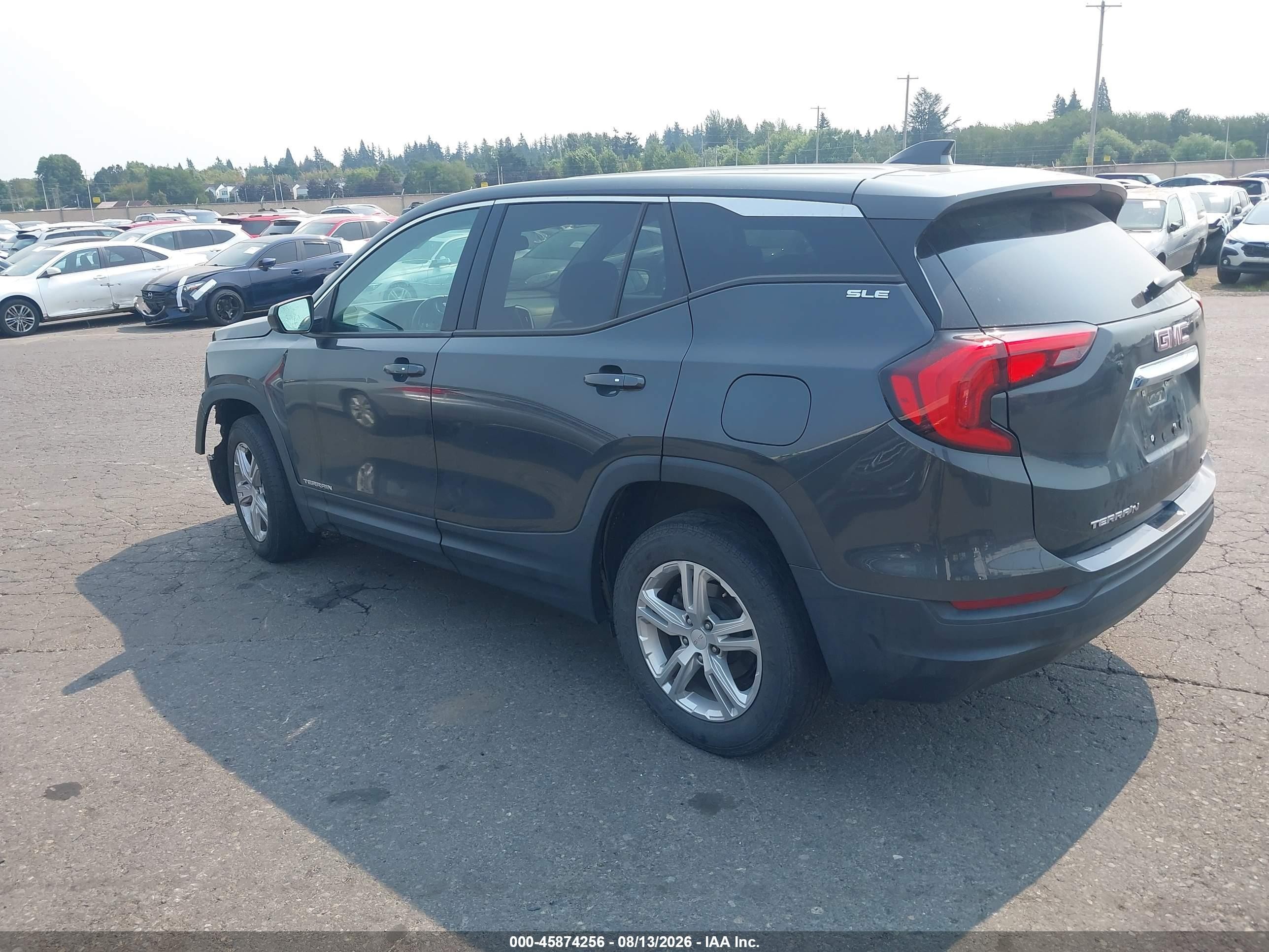 2018 Gmc Terrain Sle Black vin: 3GKALTEV5JL276684