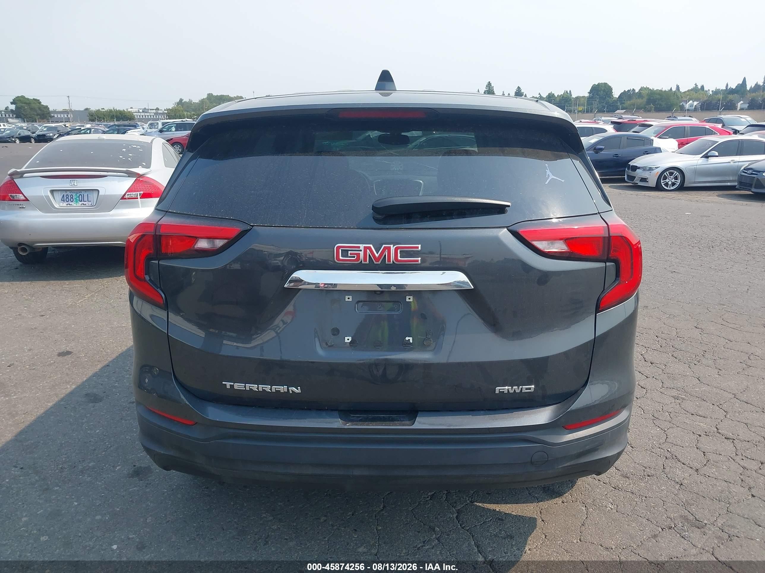 2018 Gmc Terrain Sle Black vin: 3GKALTEV5JL276684
