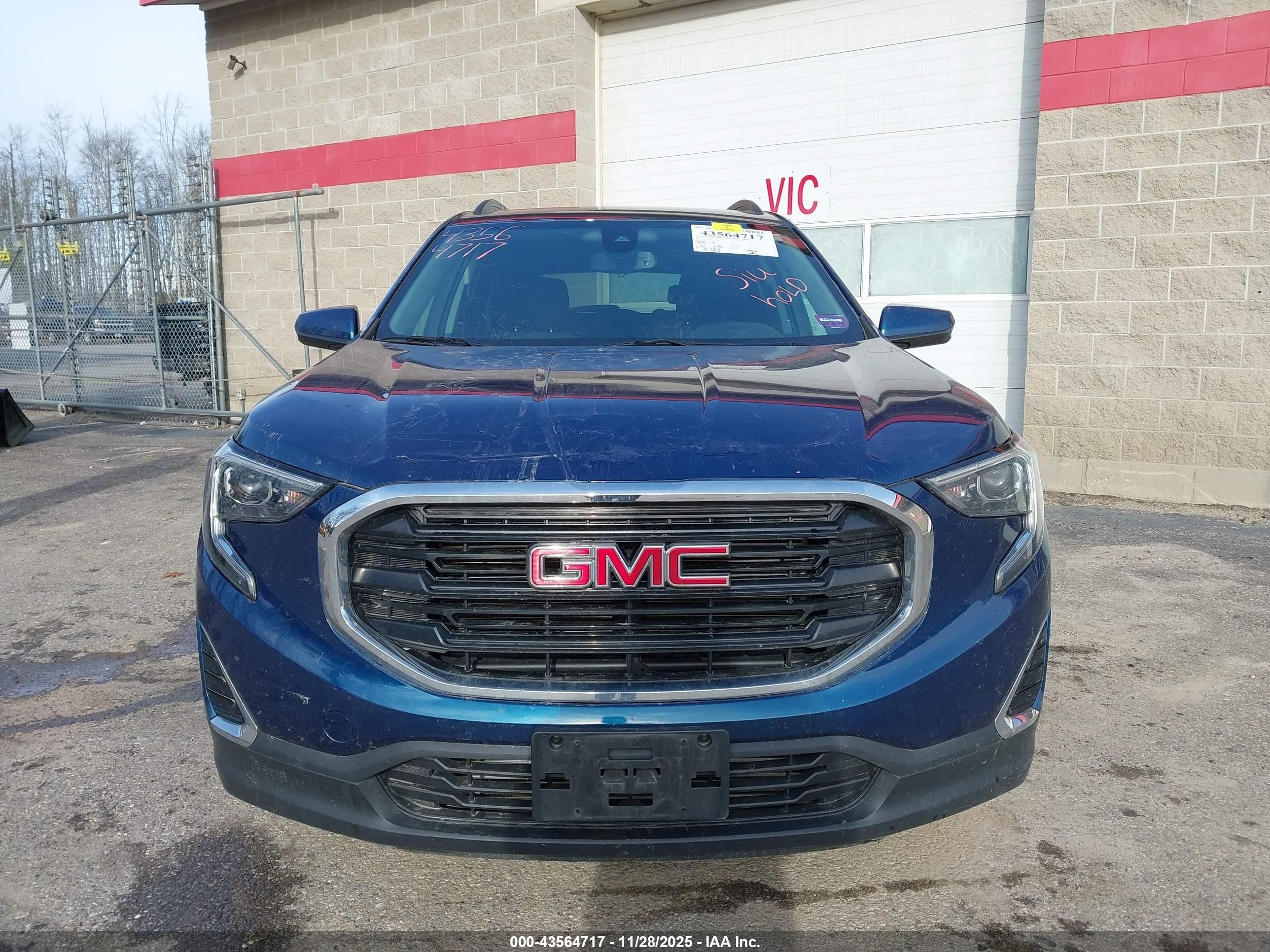 2020 Gmc Terrain Awd Sle Синий vin: 3GKALTEV5LL300906