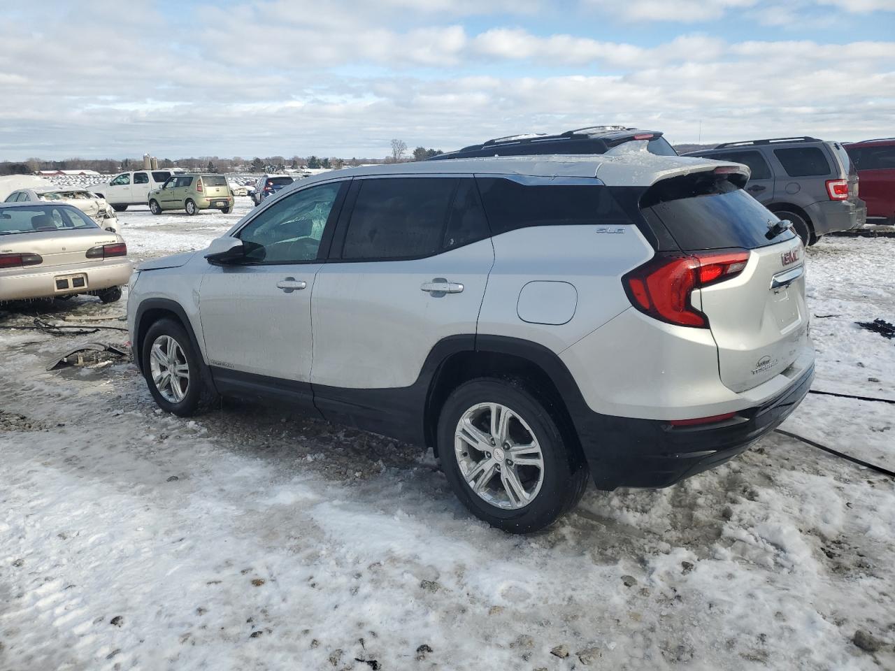 2019 Gmc Terrain Sle Silver vin: 3GKALTEV6KL360059