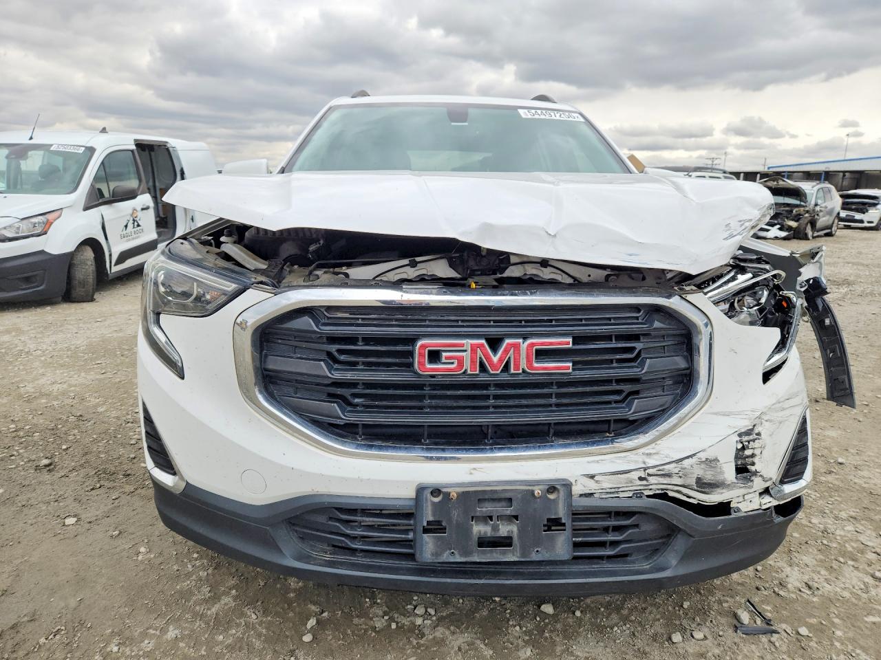 2019 Gmc Terrain Sle White vin: 3GKALTEV6KL400060