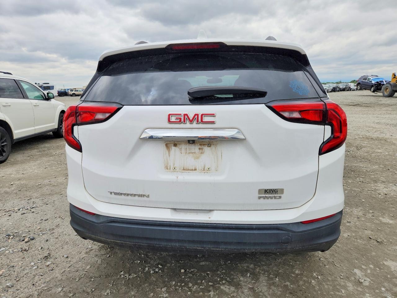 2019 Gmc Terrain Sle White vin: 3GKALTEV6KL400060