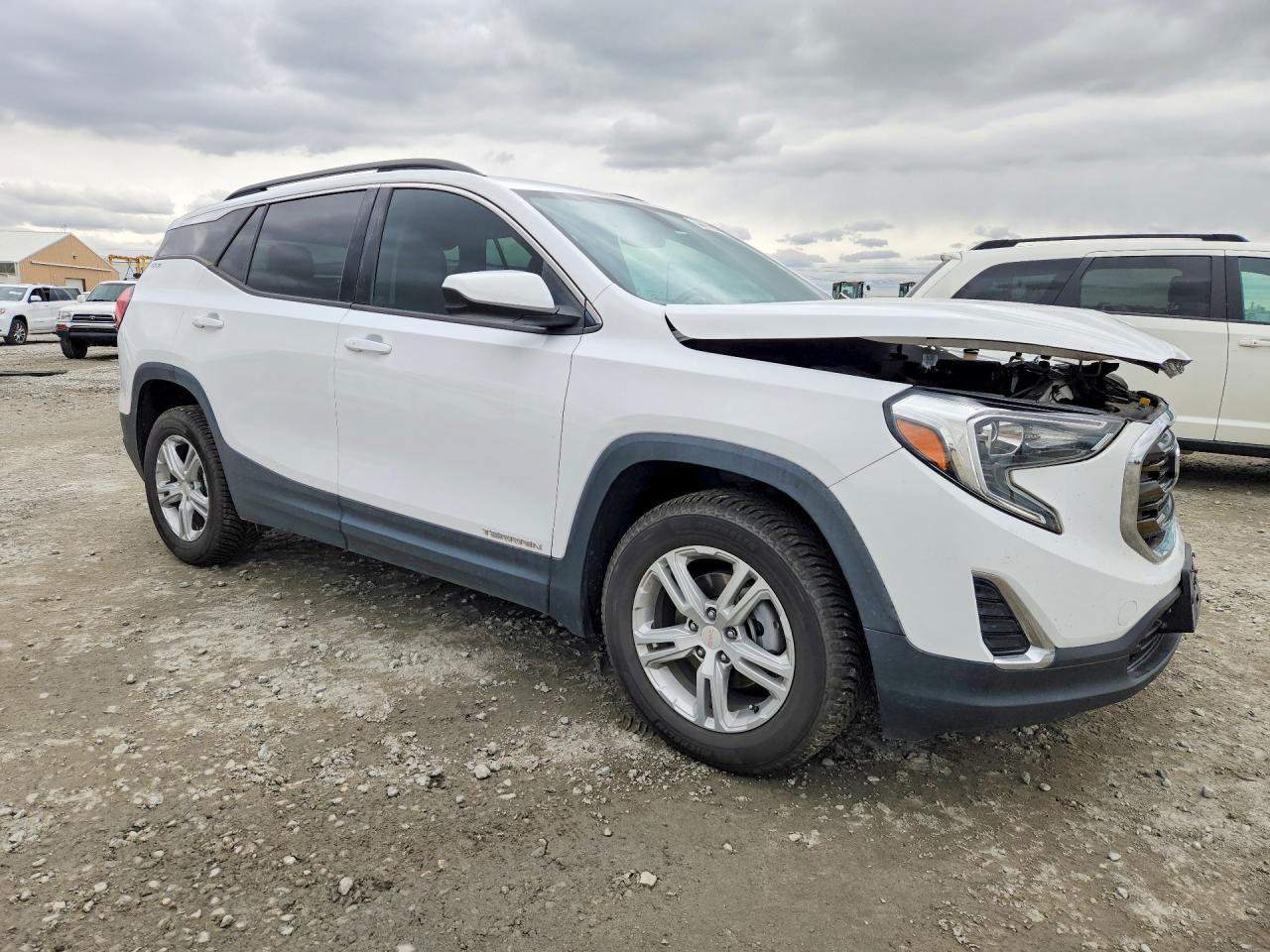 2019 Gmc Terrain Sle White vin: 3GKALTEV6KL400060