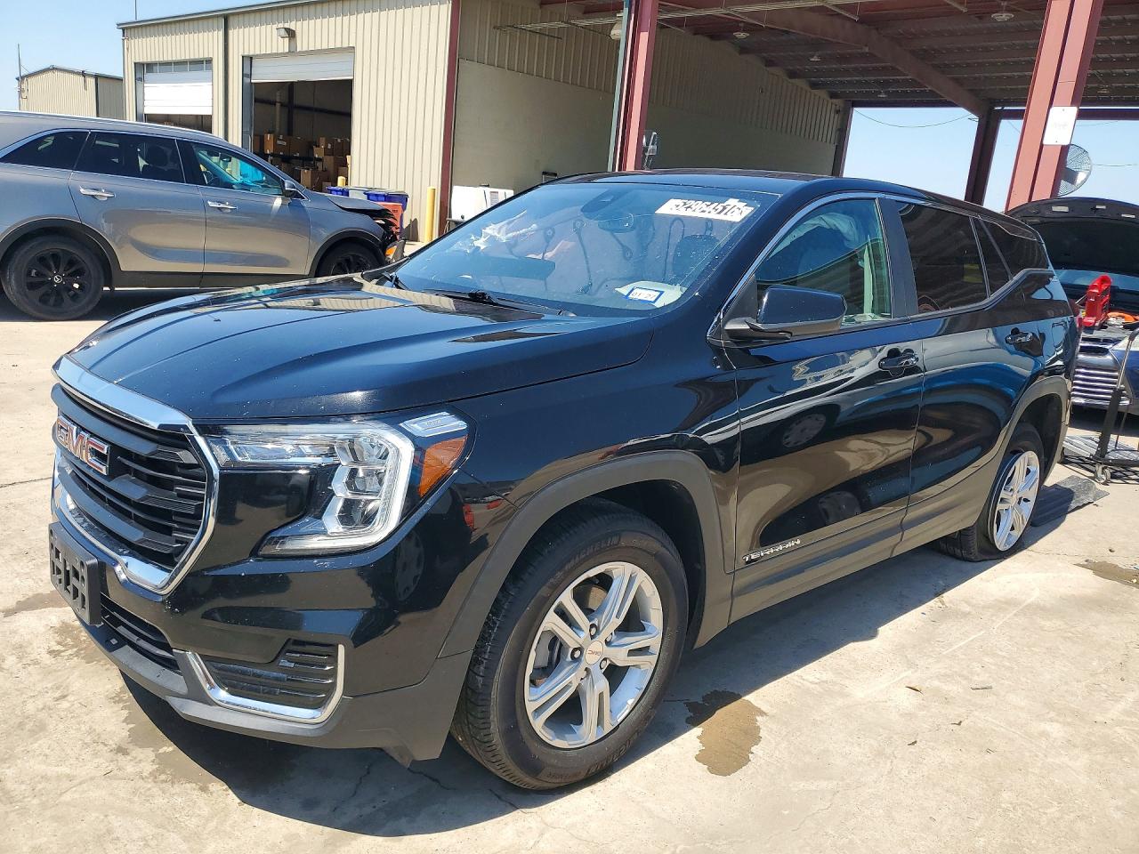 2022 Gmc Terrain Sle Черный vin: 3GKALTEV6NL167401