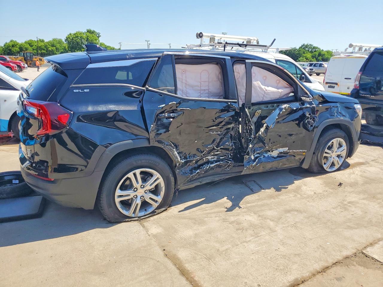2022 Gmc Terrain Sle Черный vin: 3GKALTEV6NL167401