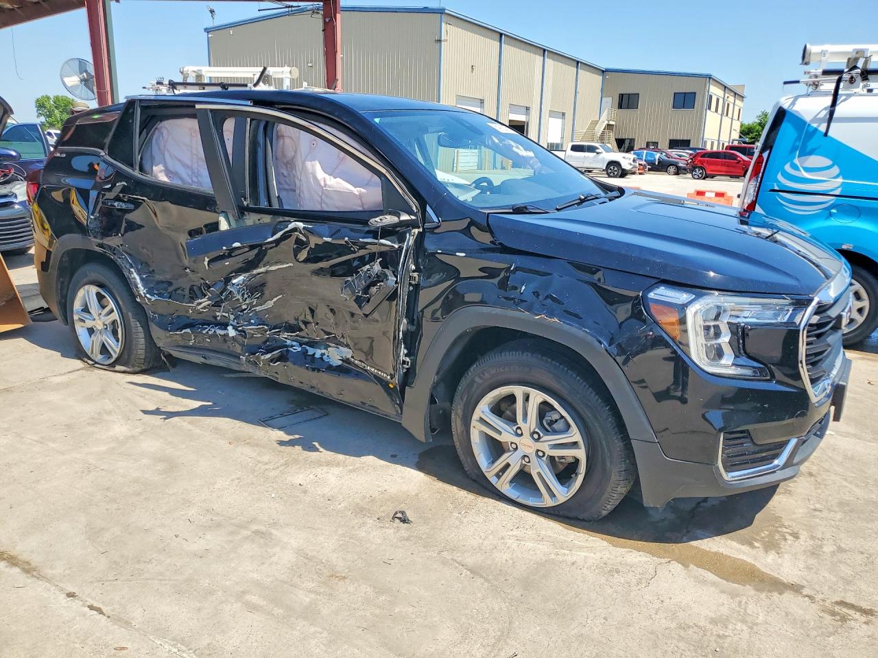 2022 Gmc Terrain Sle Черный vin: 3GKALTEV6NL167401