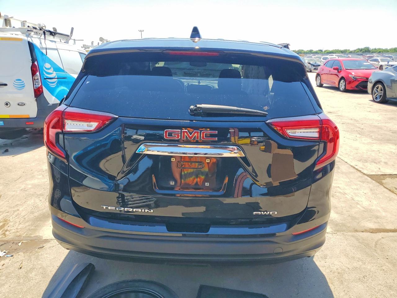 2022 Gmc Terrain Sle Черный vin: 3GKALTEV6NL167401
