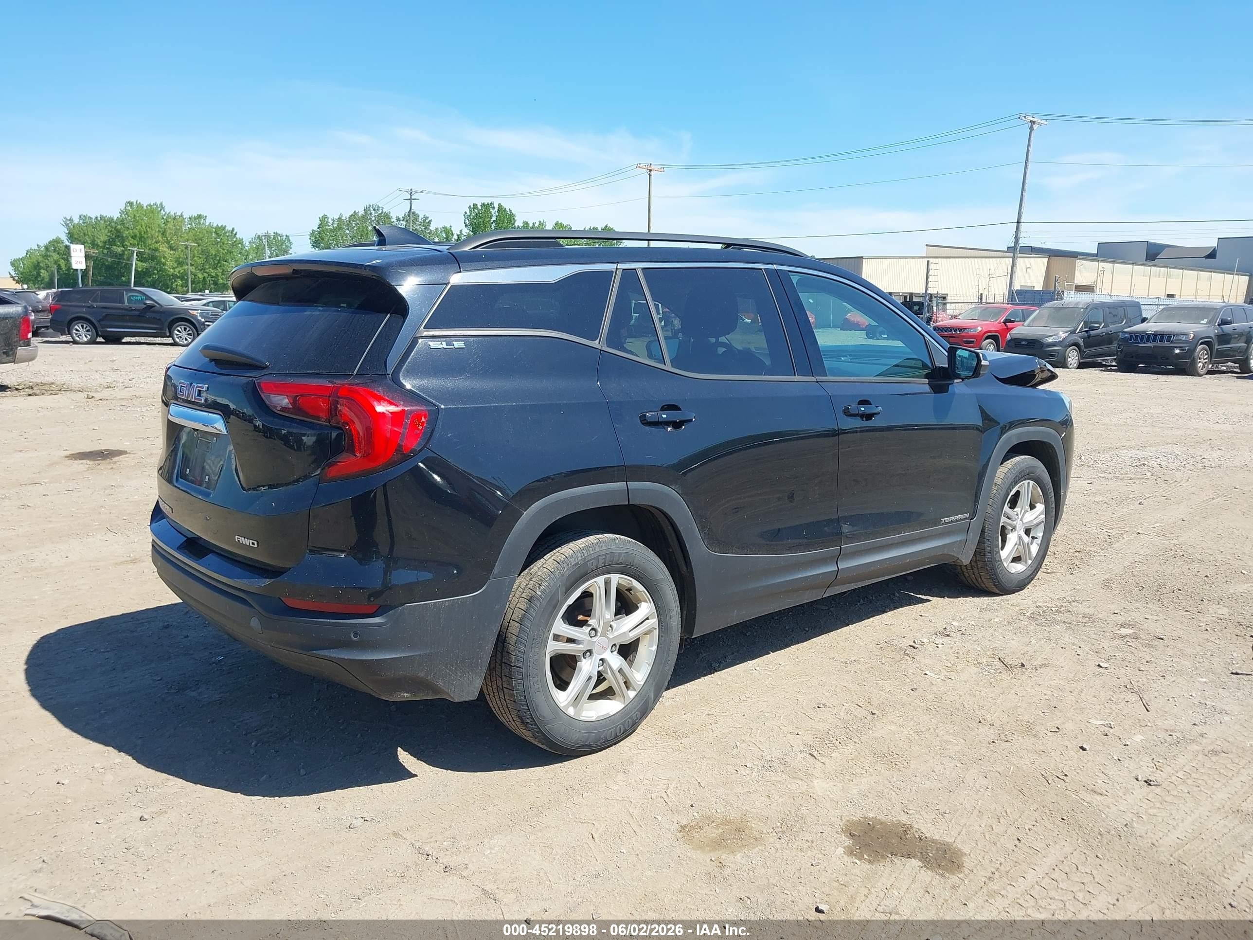 2019 Gmc Terrain Sle Black vin: 3GKALTEV7KL210347