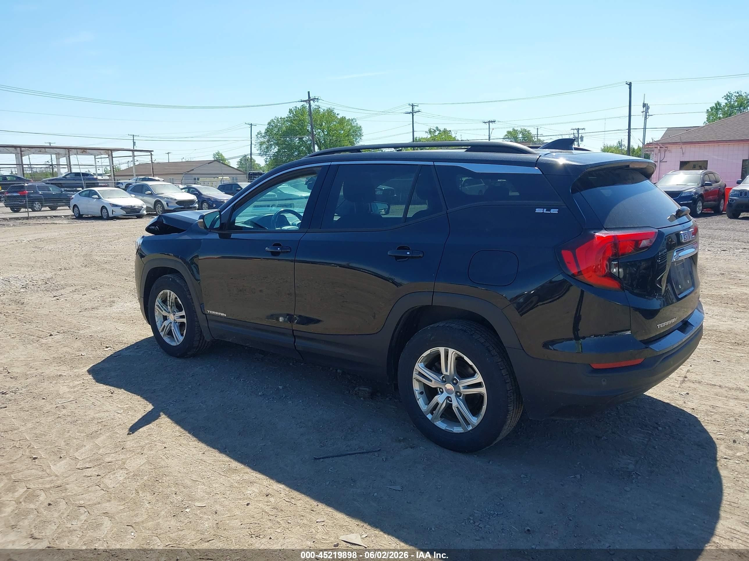 2019 Gmc Terrain Sle Black vin: 3GKALTEV7KL210347
