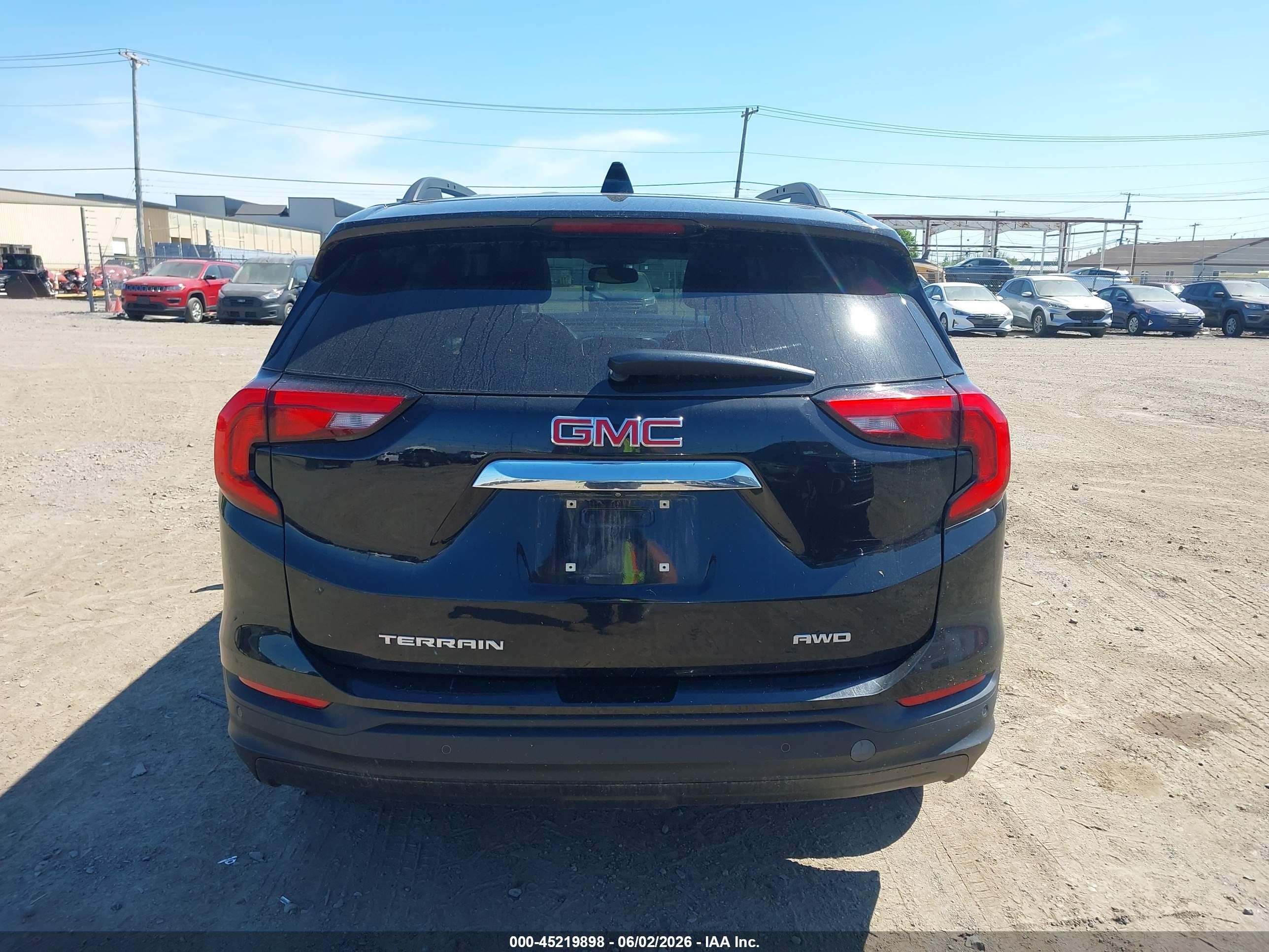 2019 Gmc Terrain Sle Black vin: 3GKALTEV7KL210347