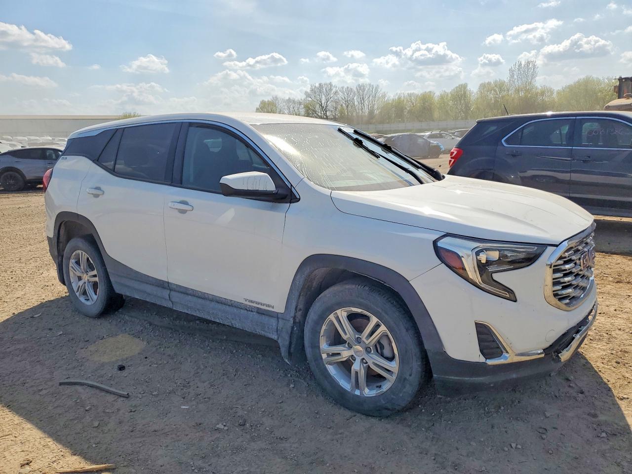 2019 Gmc Terrain Sle White vin: 3GKALTEV7KL346719